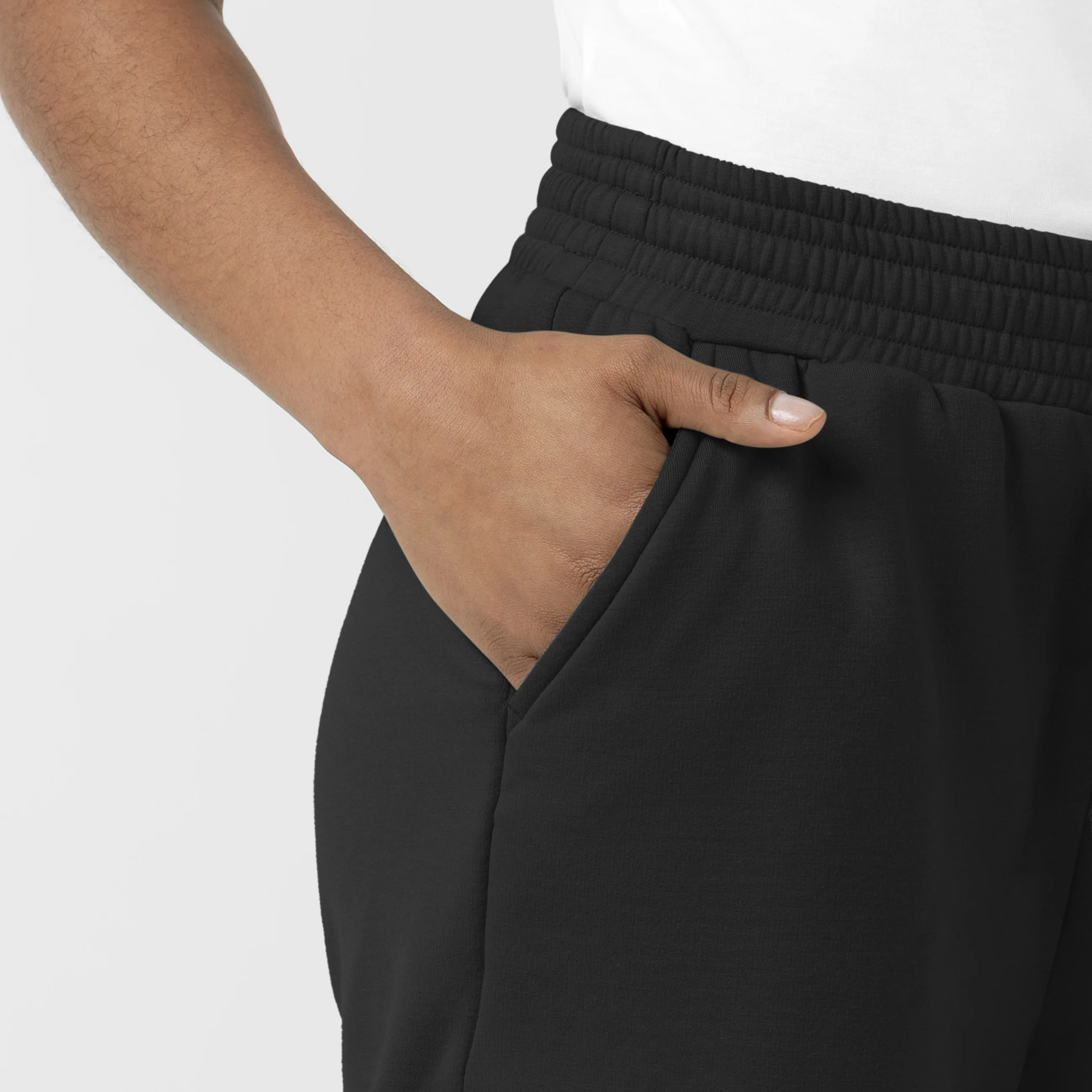 Unwind & Lounge Women's Fleece High Rise Shorts - Black - Image 6