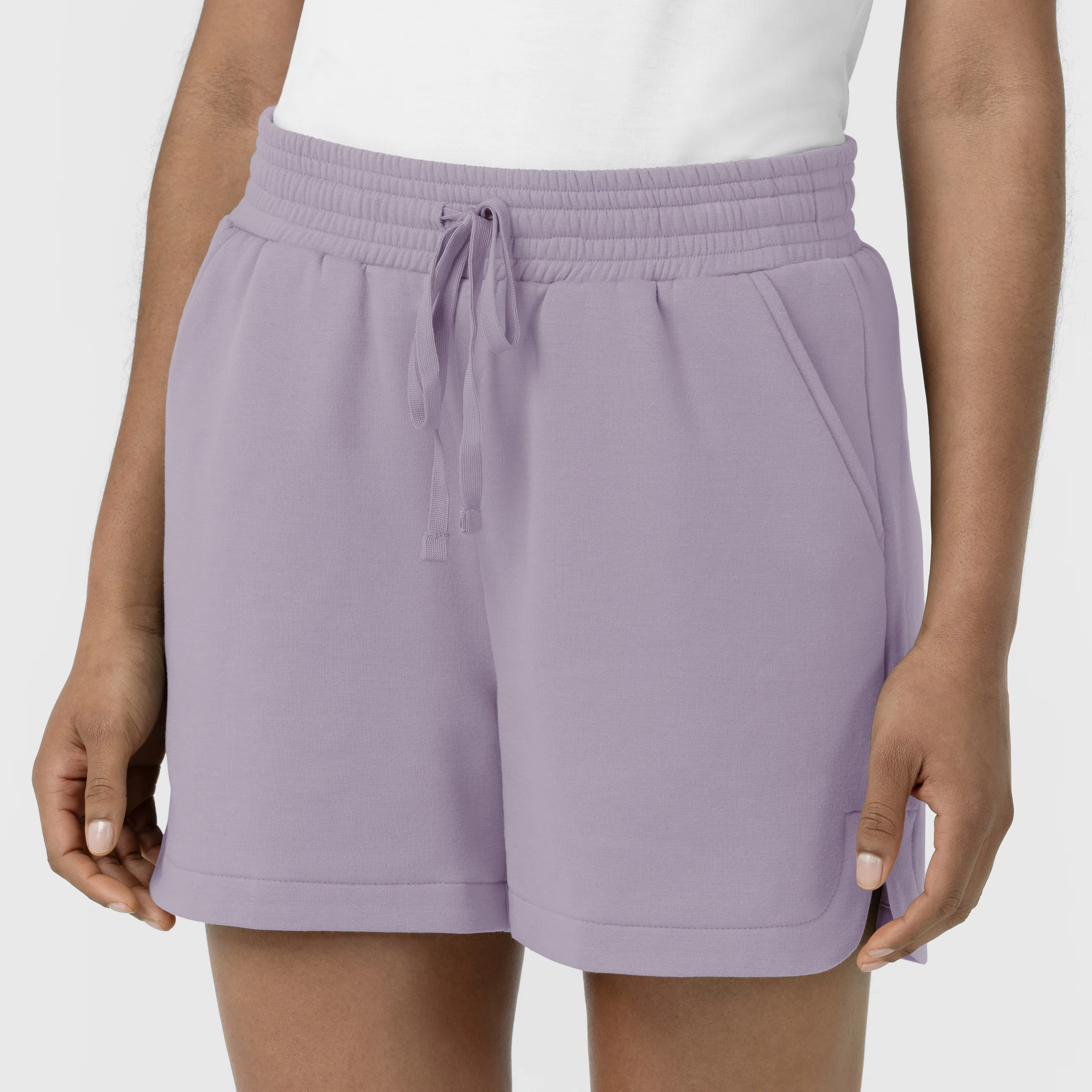 Unwind & Lounge Women's Fleece High Rise Shorts - Wisteria - Image 7