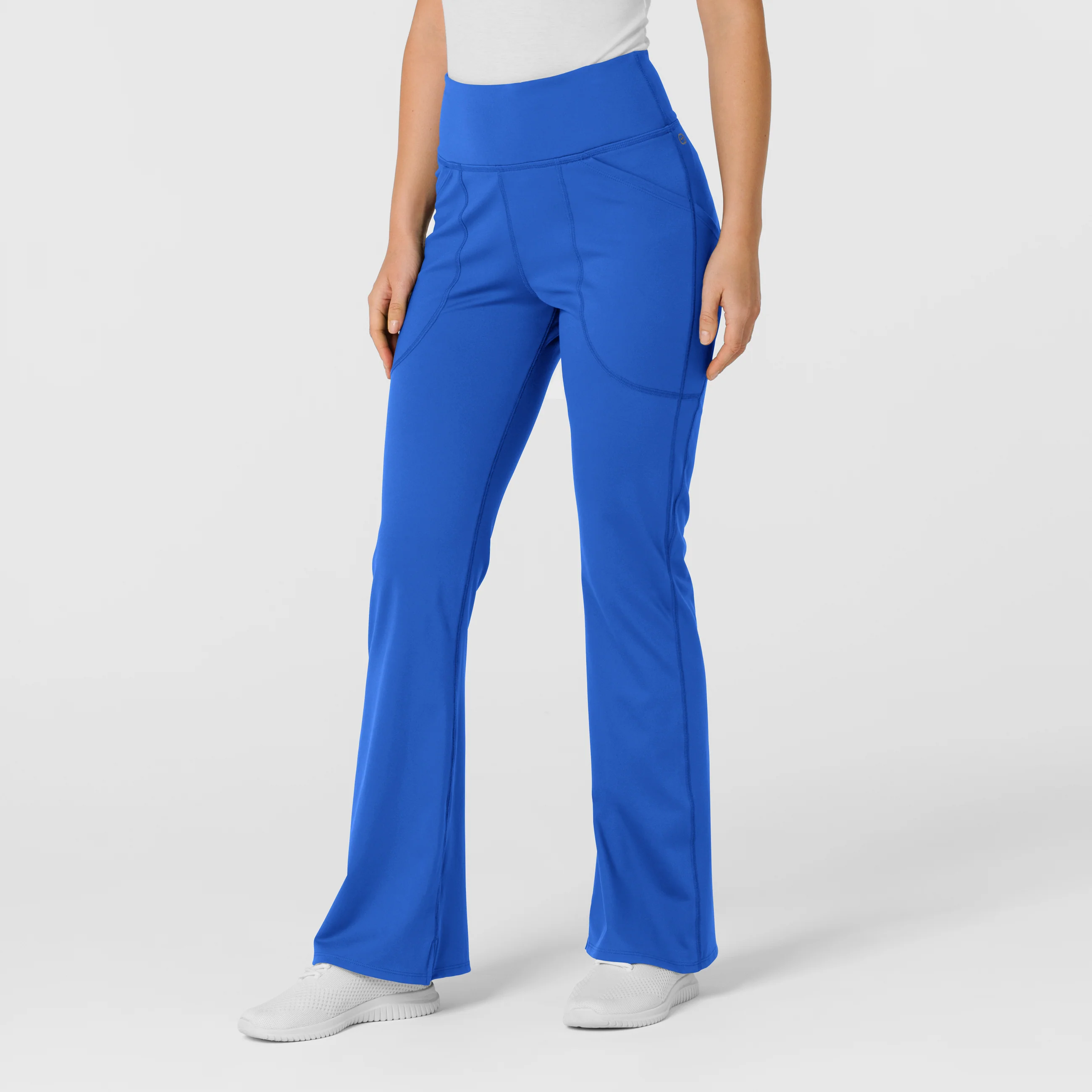 RENEW Knit Women's Flare Yoga Scrub Pant - Royal