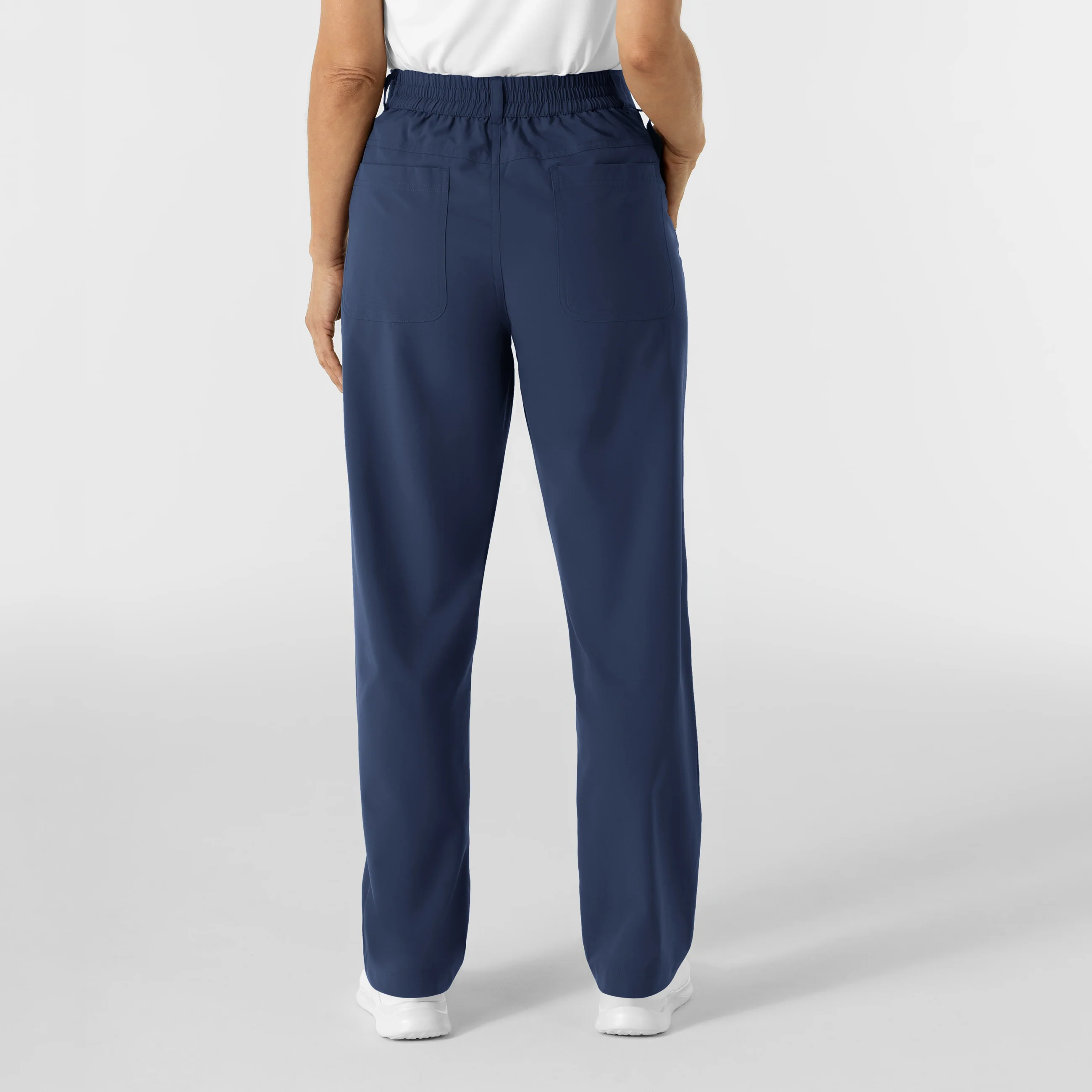 NURTUR Women’s Scrub Chino Pant - Navy - Image 2
