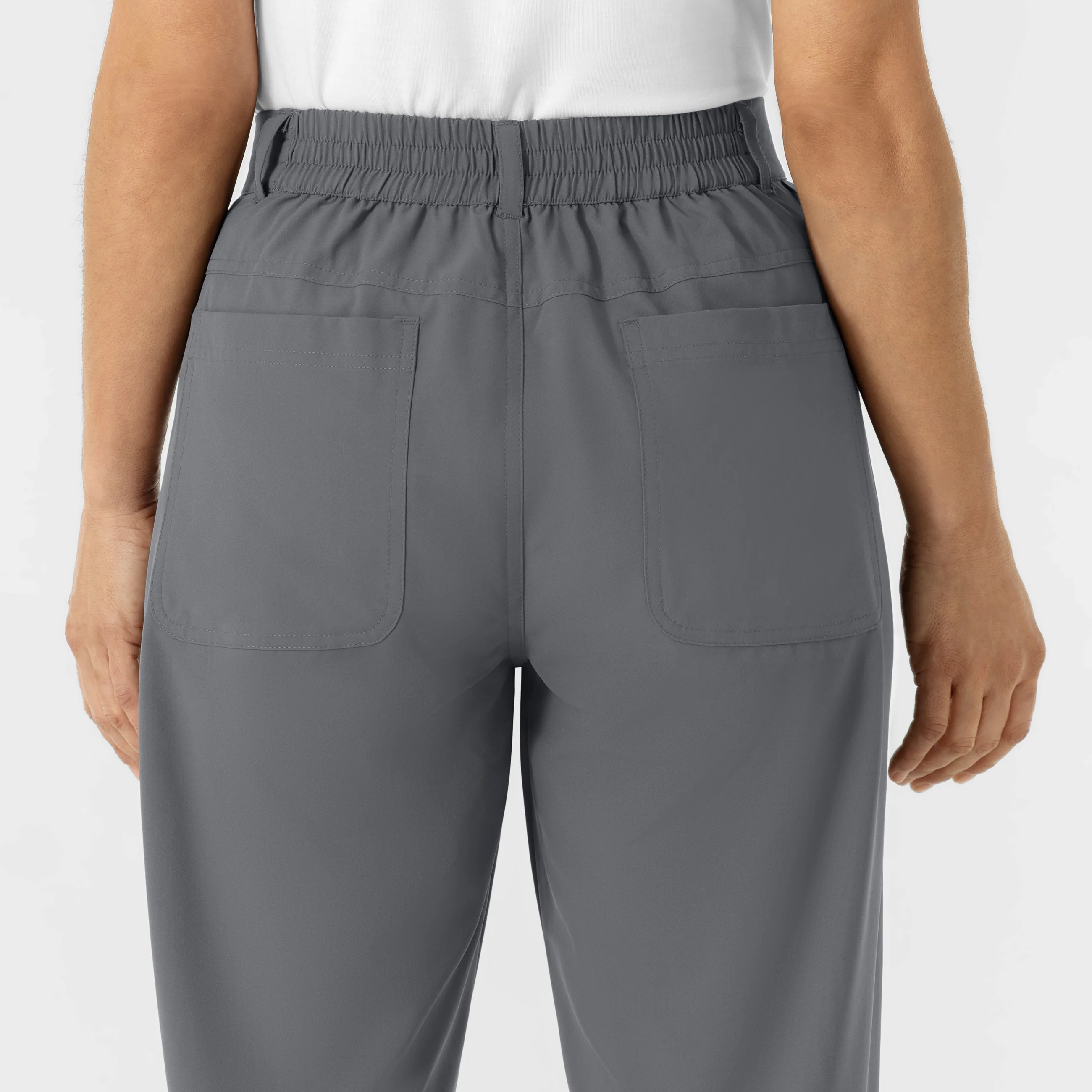 NURTUR Women’s Scrub Chino Pant - Pewter - Image 9