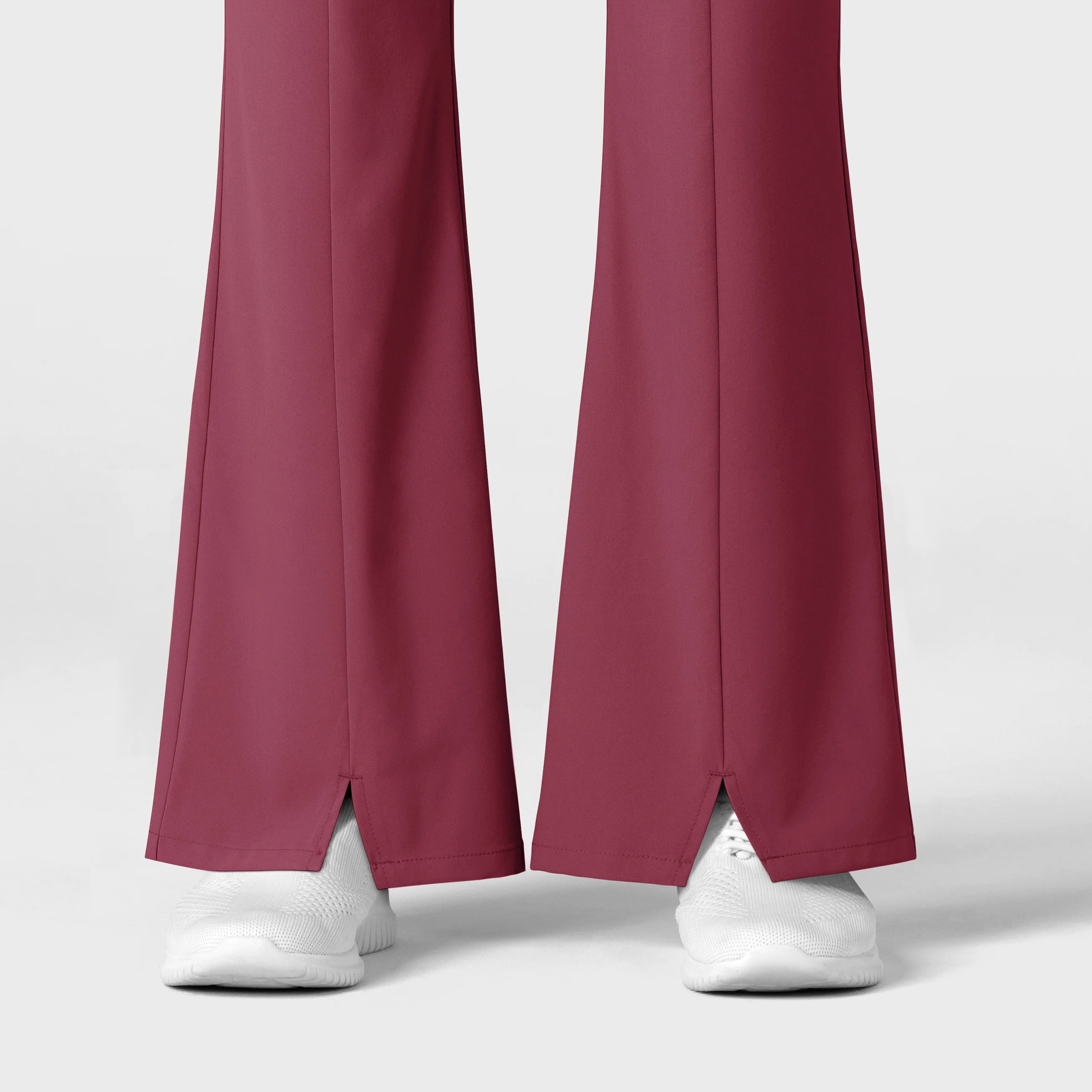 RENEW Women's Cargo Flare Scrub Pant - Carnation - Image 9