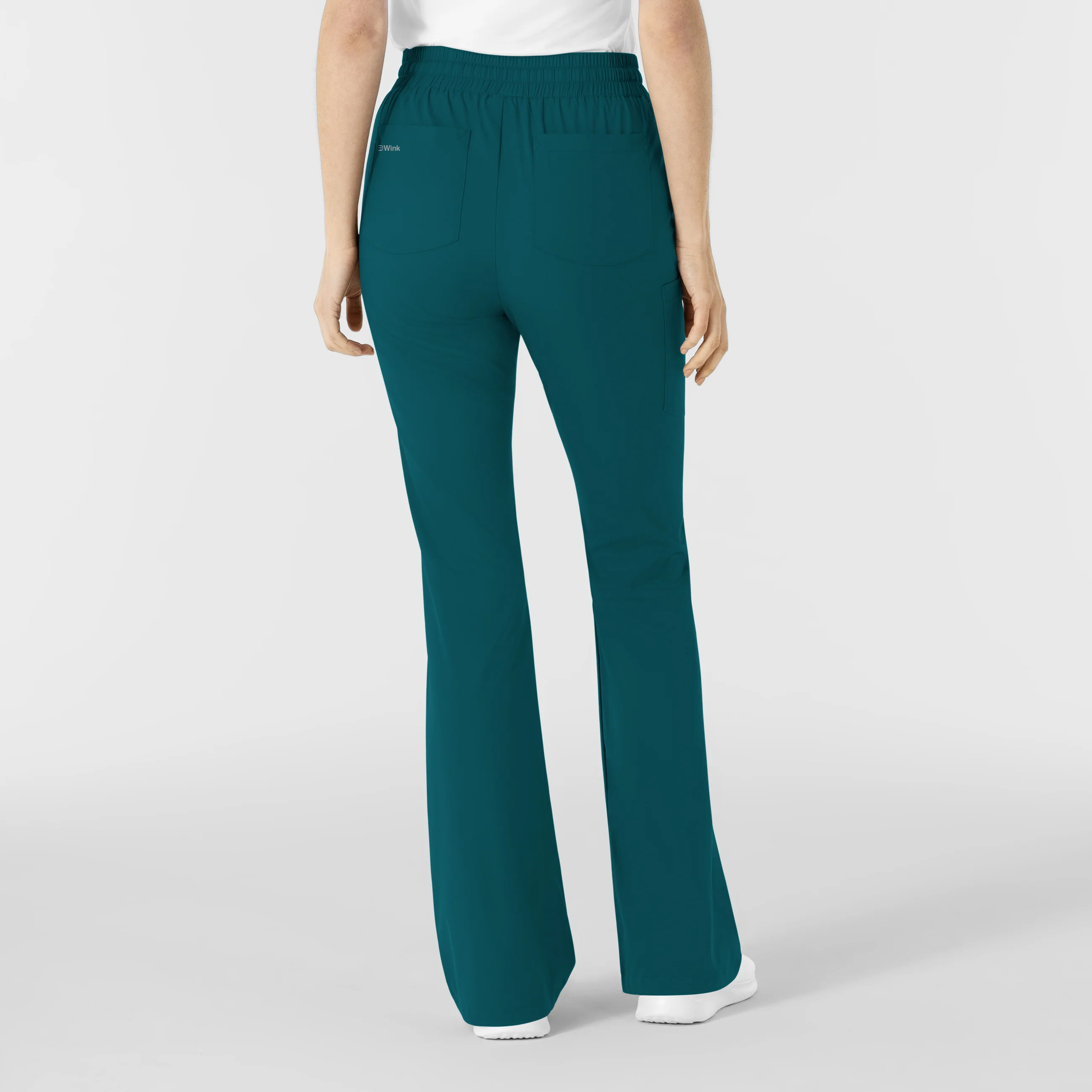 Boundless Women's Flare Leg Scrub Pant - Caribbean - Image 3