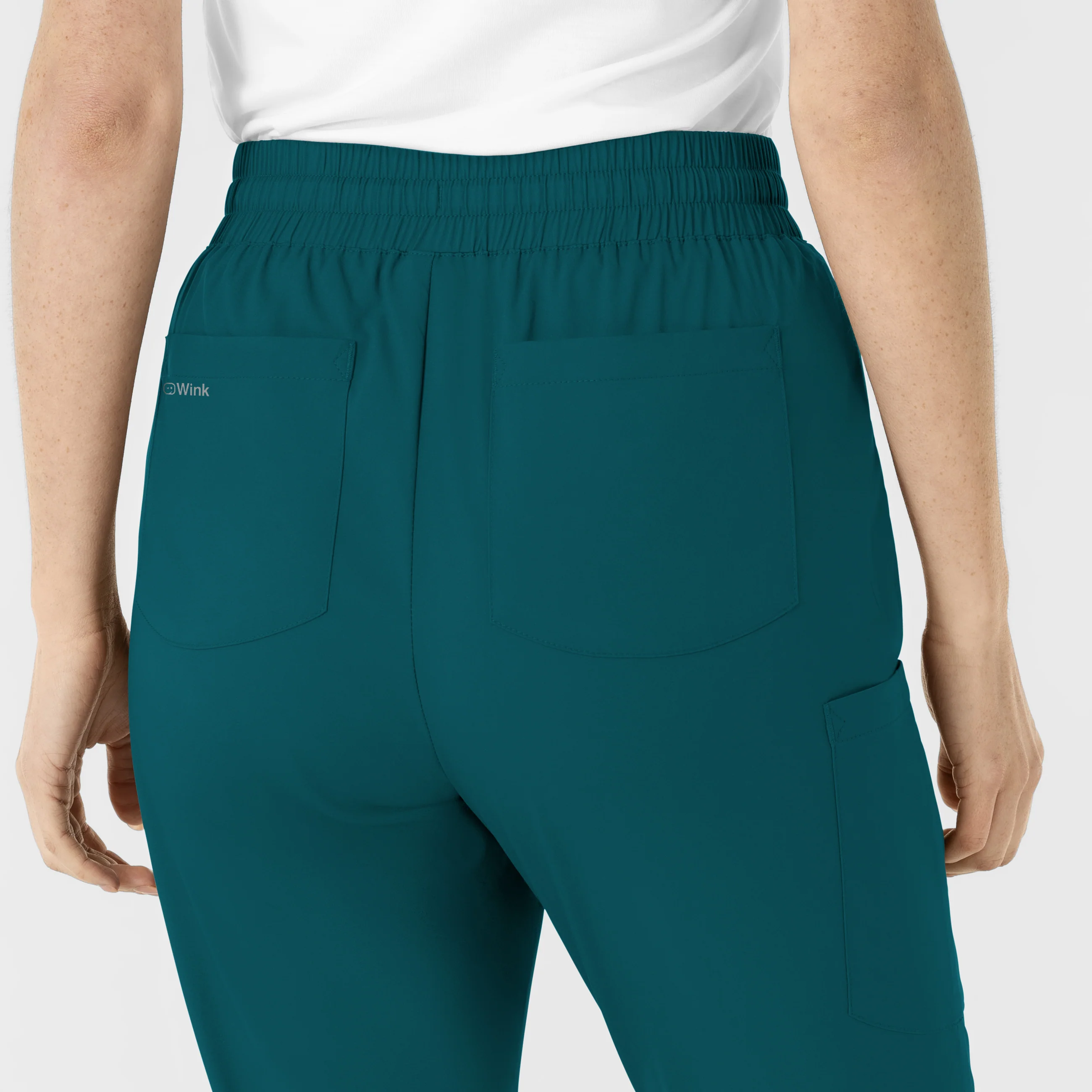 Boundless Women's Flare Leg Scrub Pant - Caribbean - Image 9
