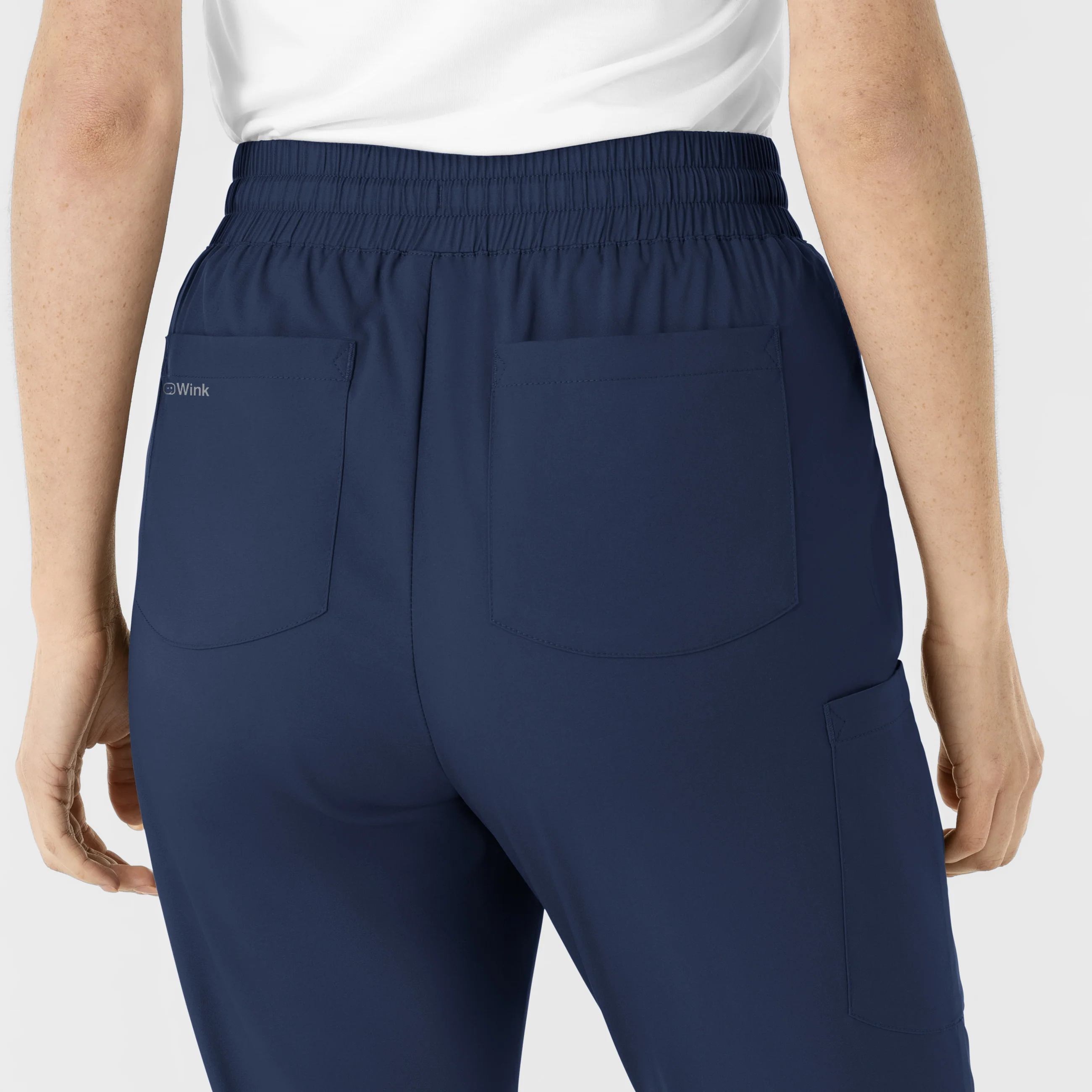 Boundless Women's Flare Leg Scrub Pant - Navy - Image 8