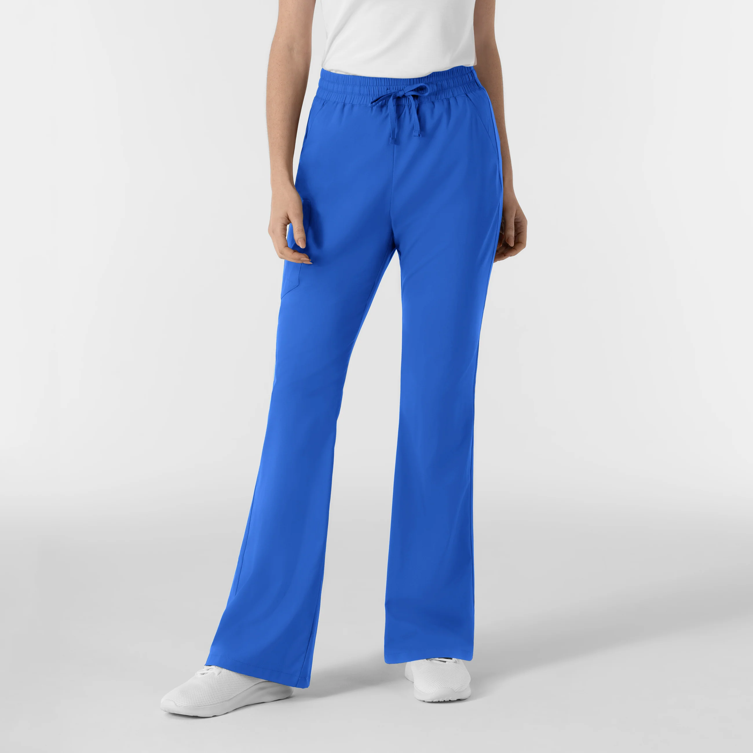 Boundless Women's Flare Leg Scrub Pant - Royal