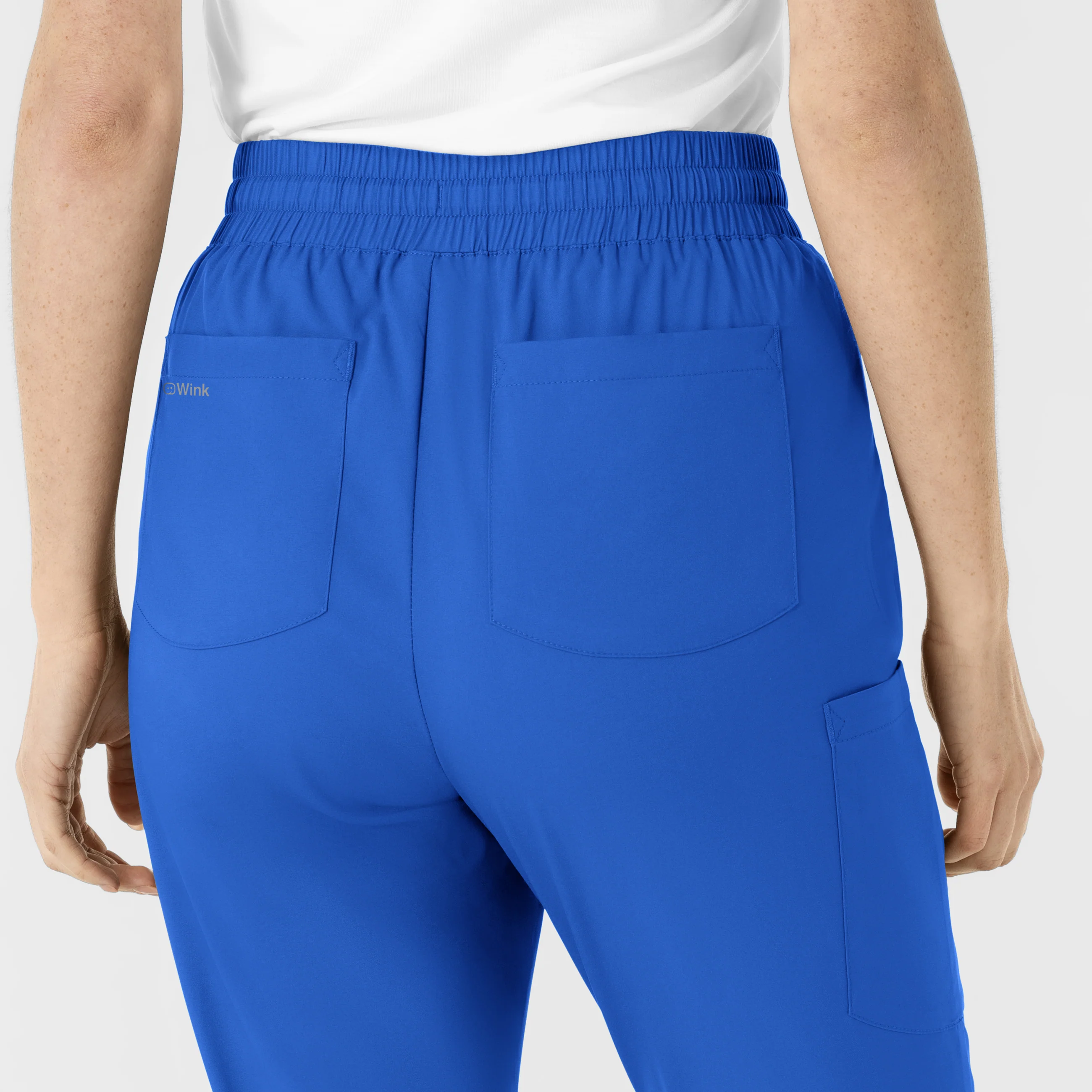 Boundless Women's Flare Leg Scrub Pant - Royal - Image 9