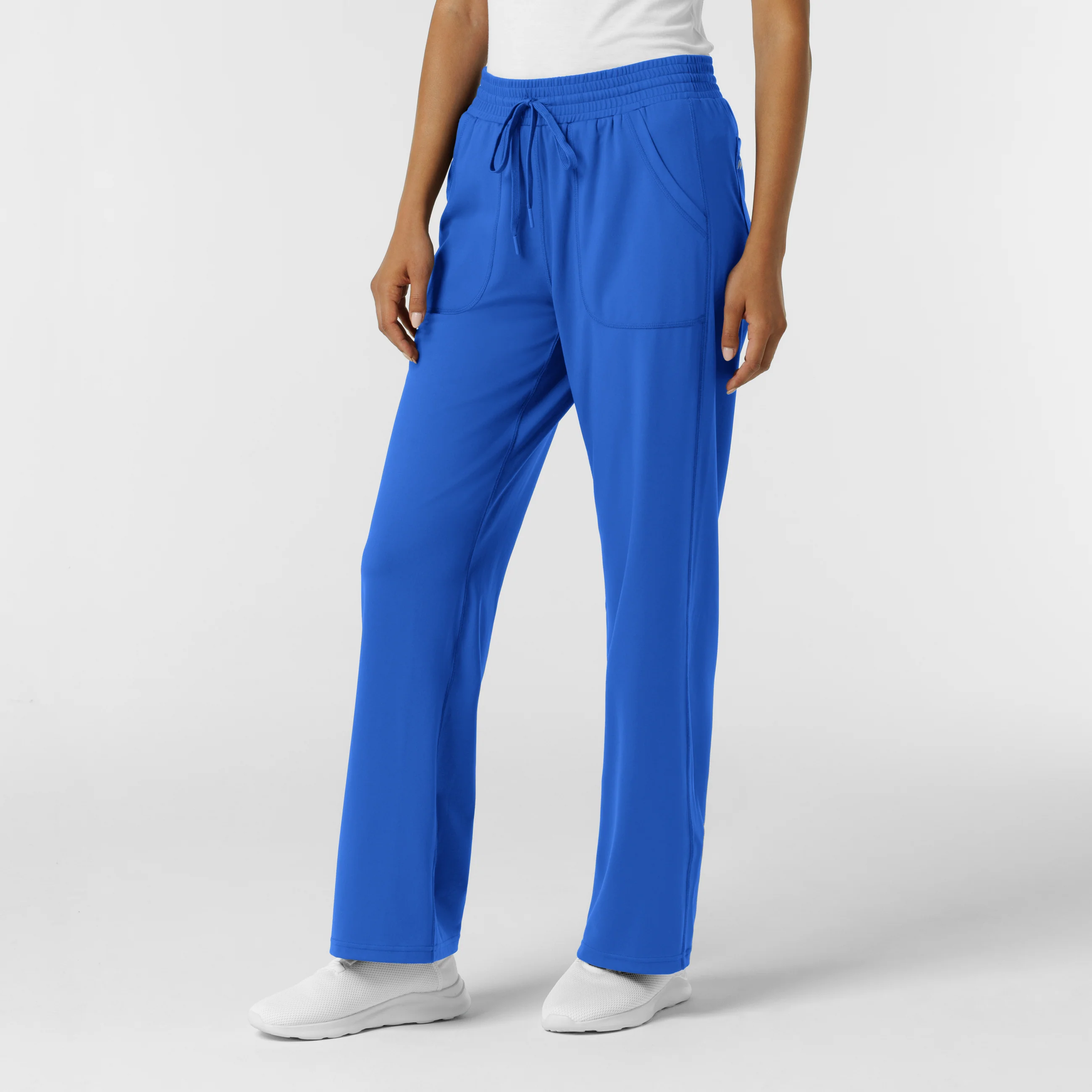 RENEW Knit Women's Wide Leg Scrub Pant - Royal