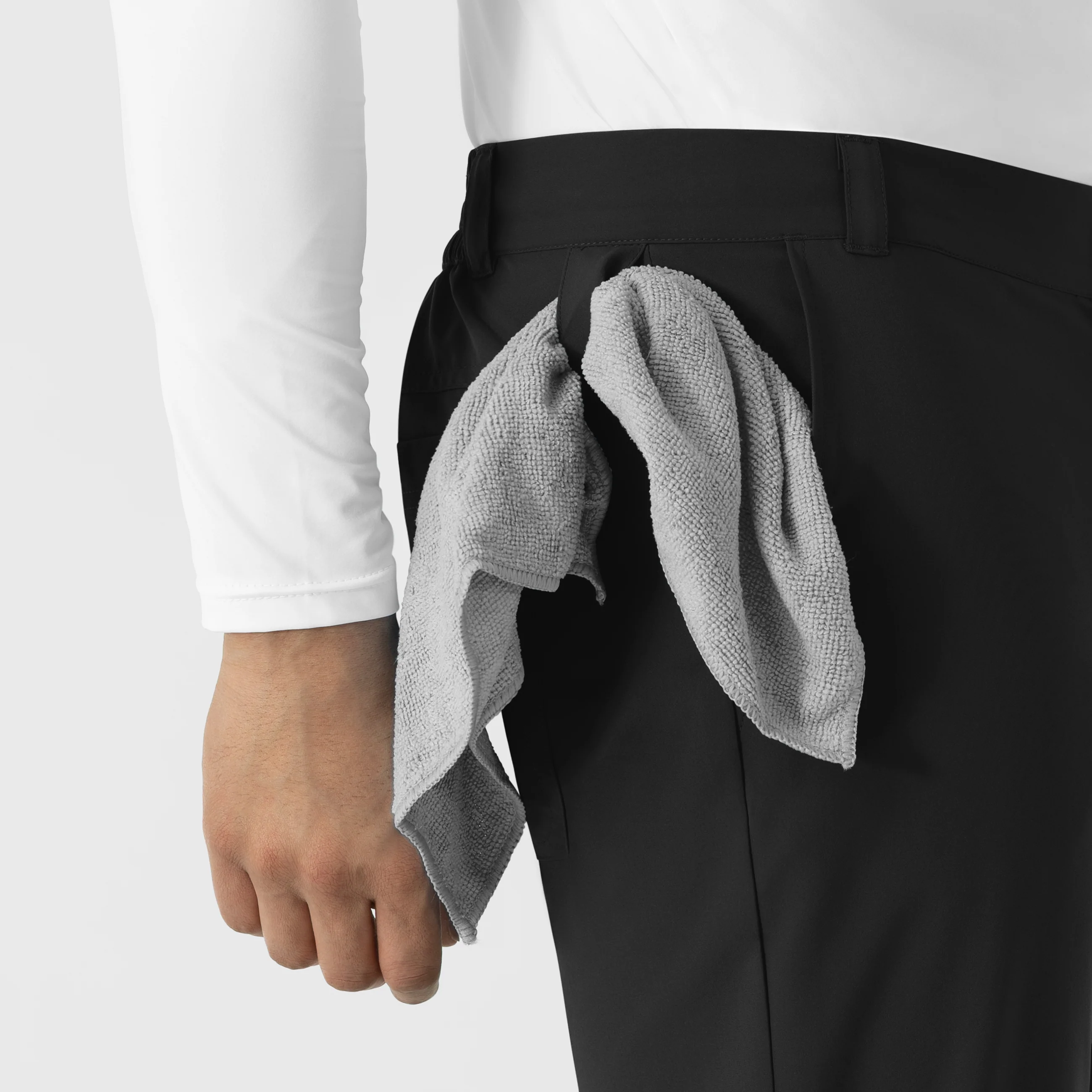 NURTUR Men’s Scrub Chino Pant - Black - Image 6