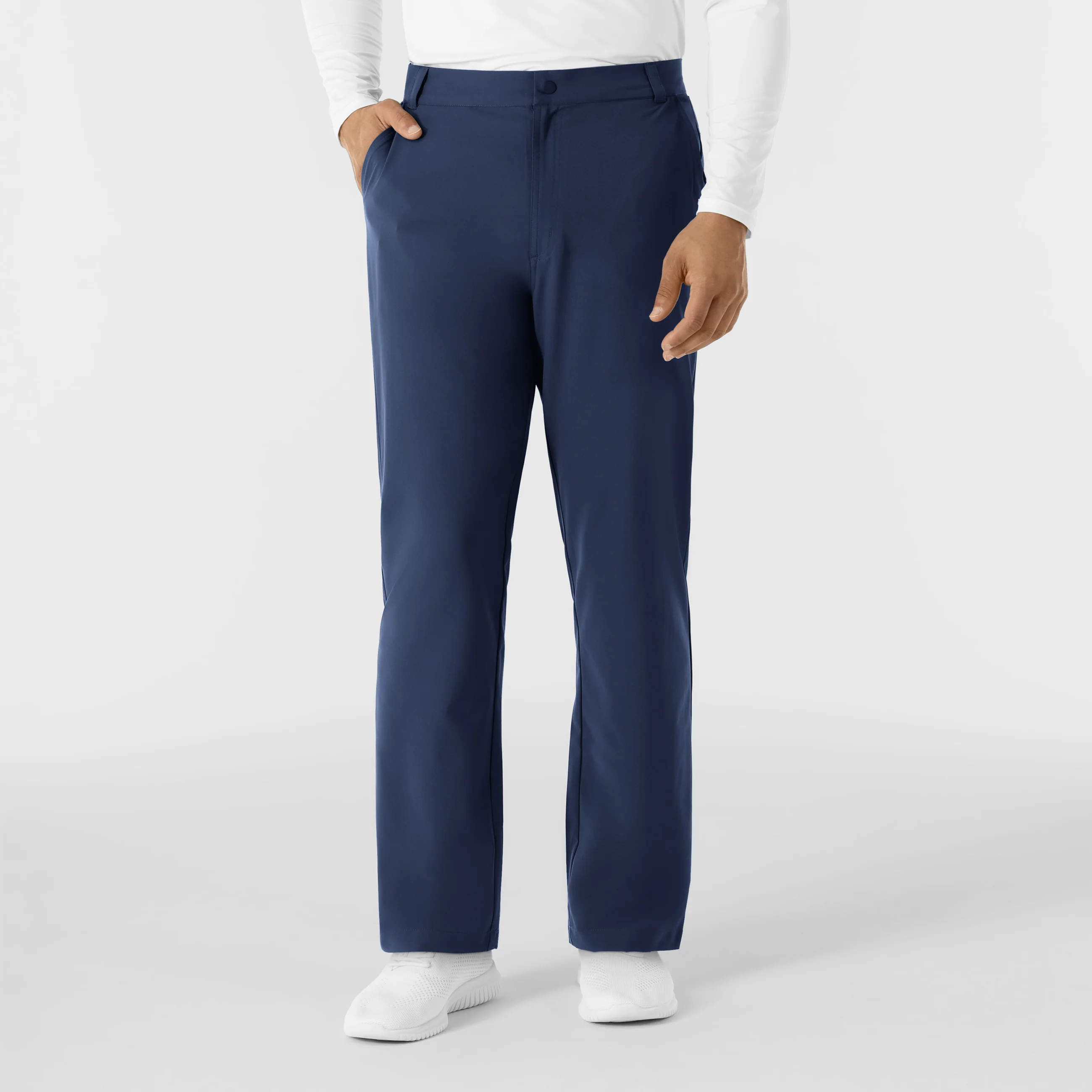 NURTUR Men’s Scrub Chino Pant - Navy