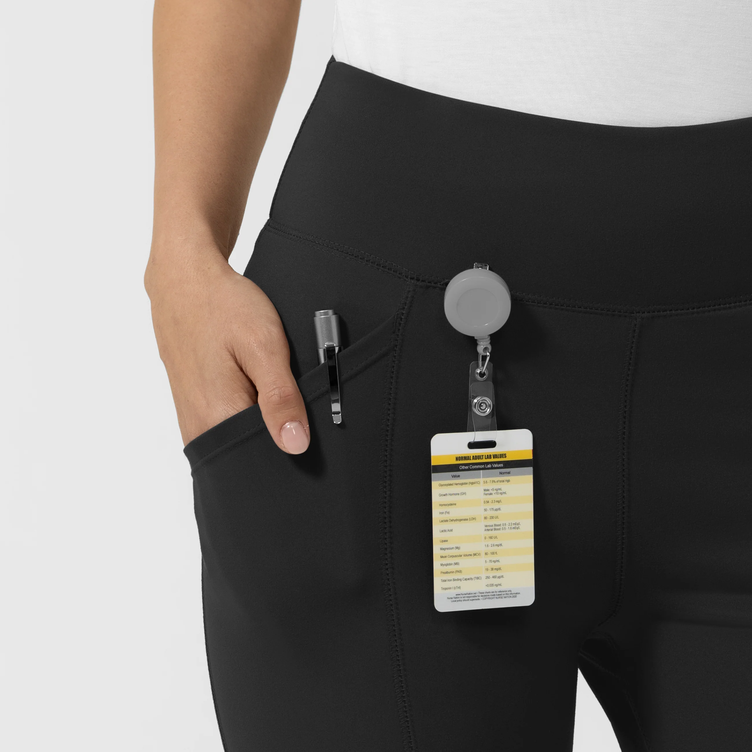 RENEW Knit Women's Straight Leg Yoga Pant - Black - Image 6