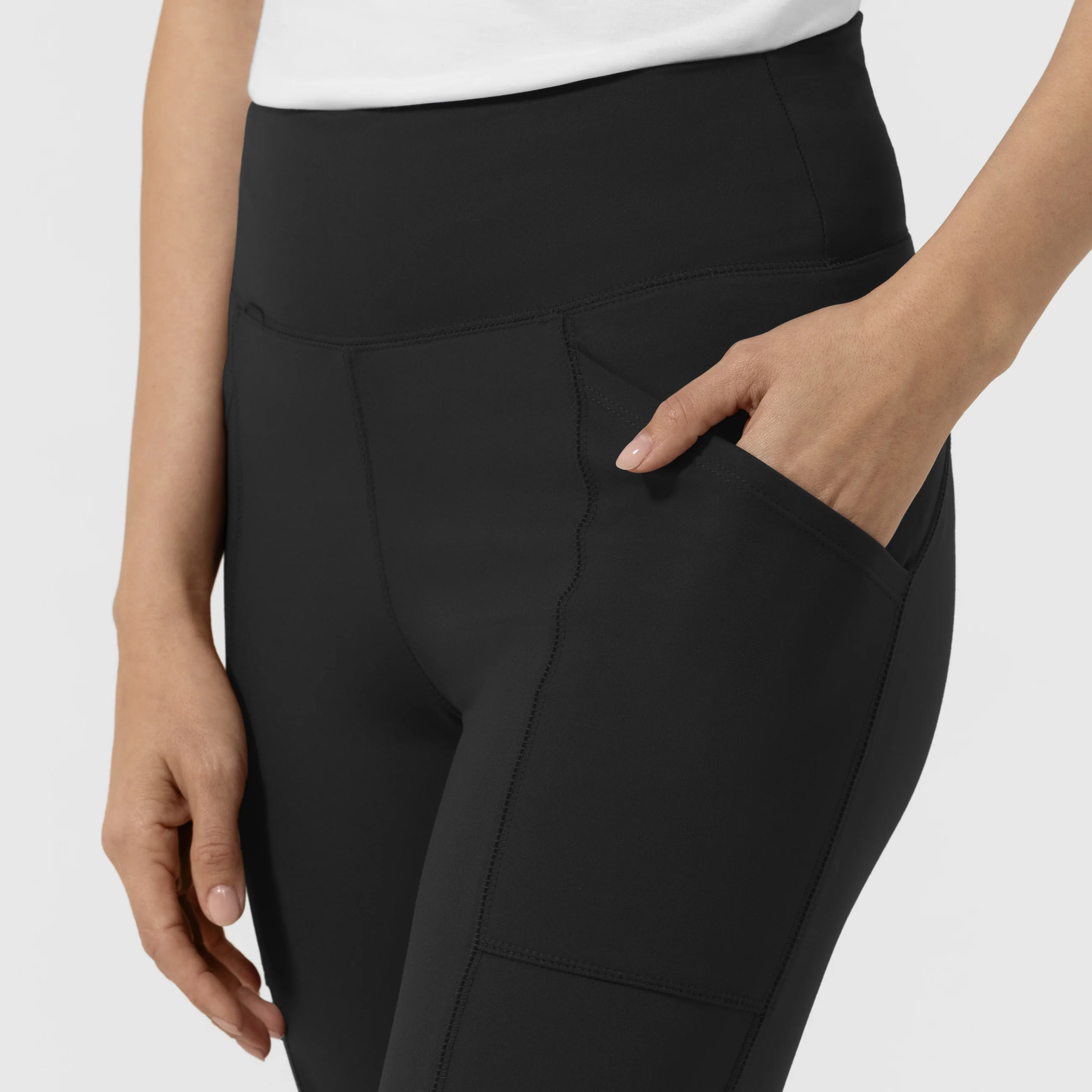 RENEW Knit Women's Straight Leg Yoga Pant - Black - Image 8