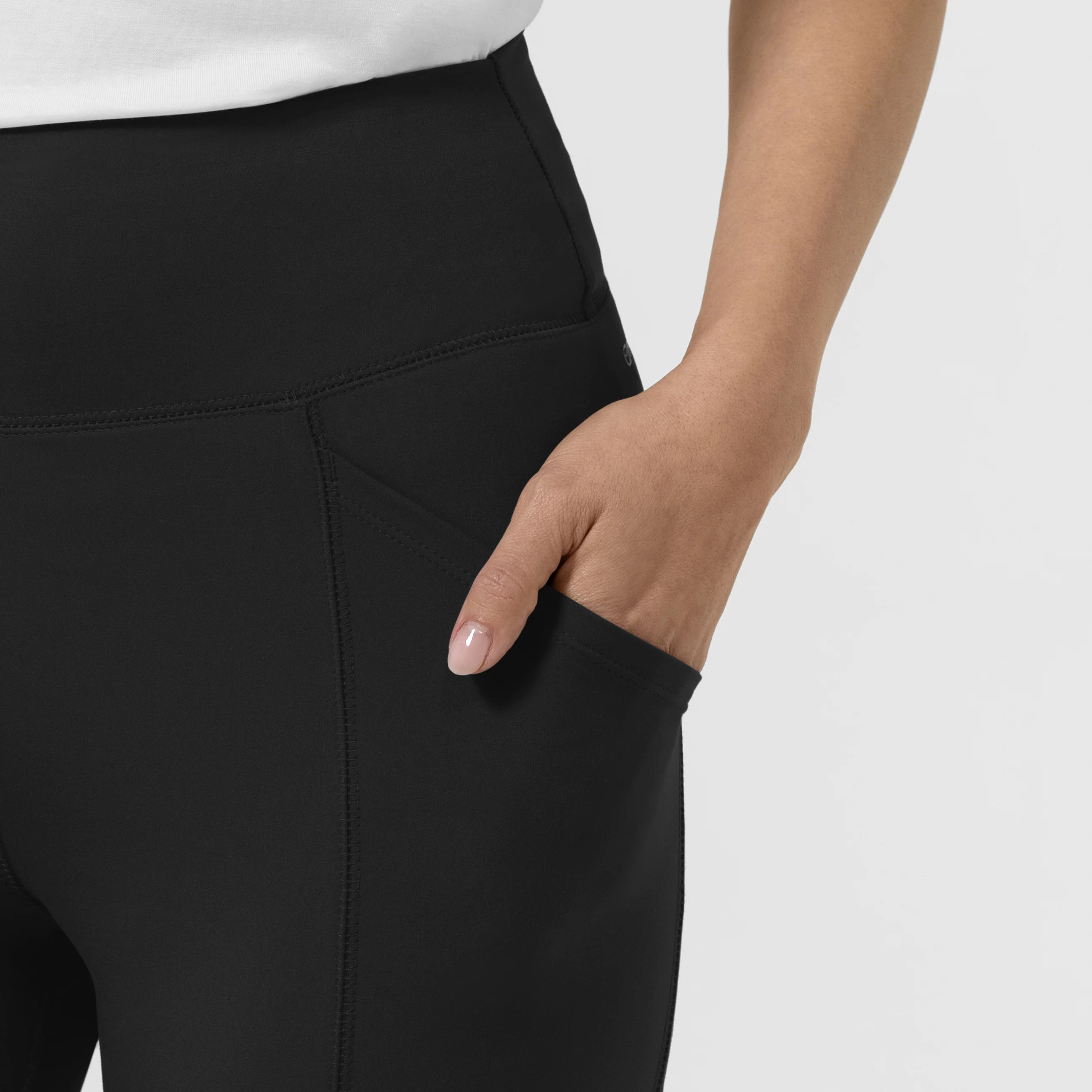 RENEW Knit Women's Straight Leg Yoga Pant - Black - Image 9