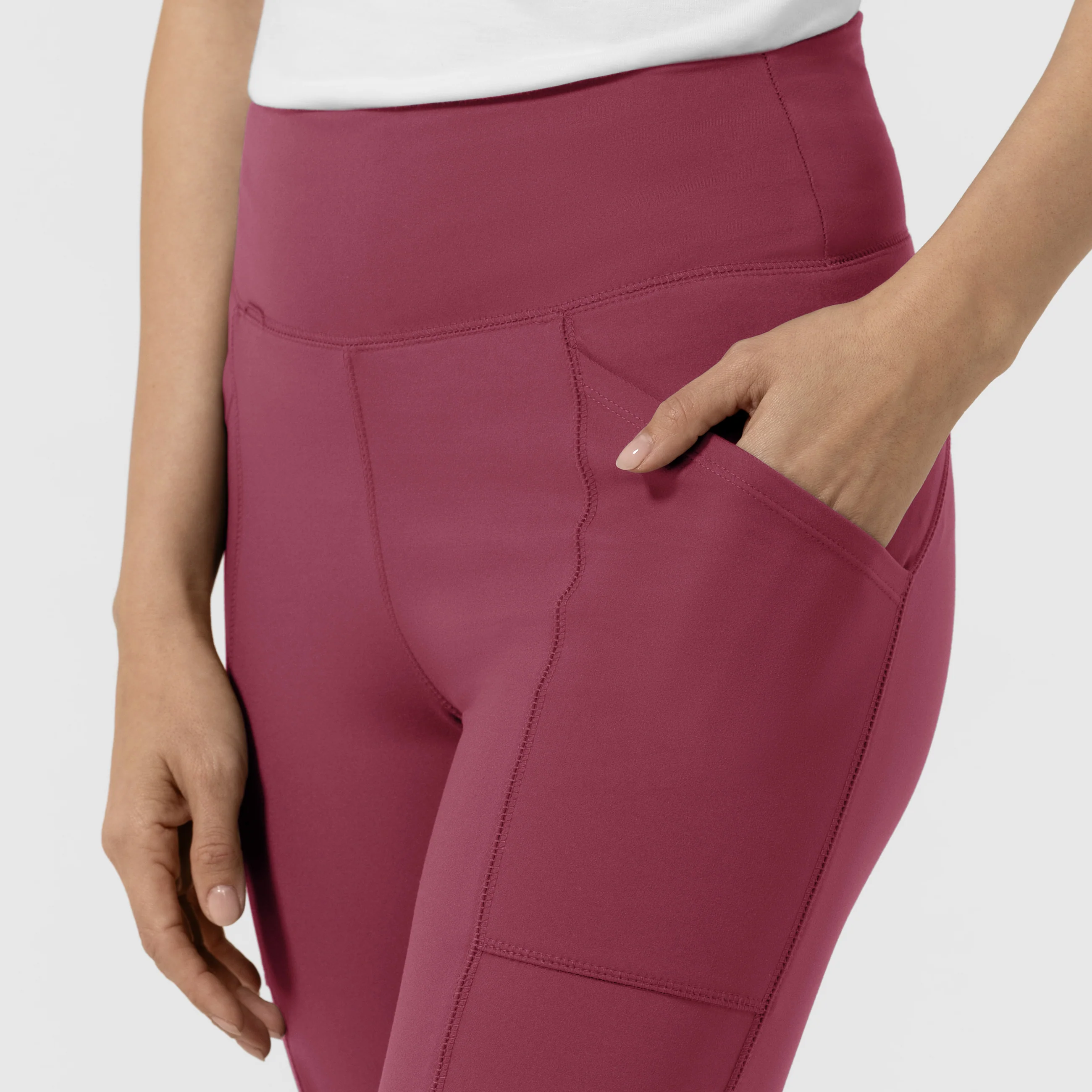 RENEW Knit Women's Straight Leg Yoga Pant - Carnation - Image 8