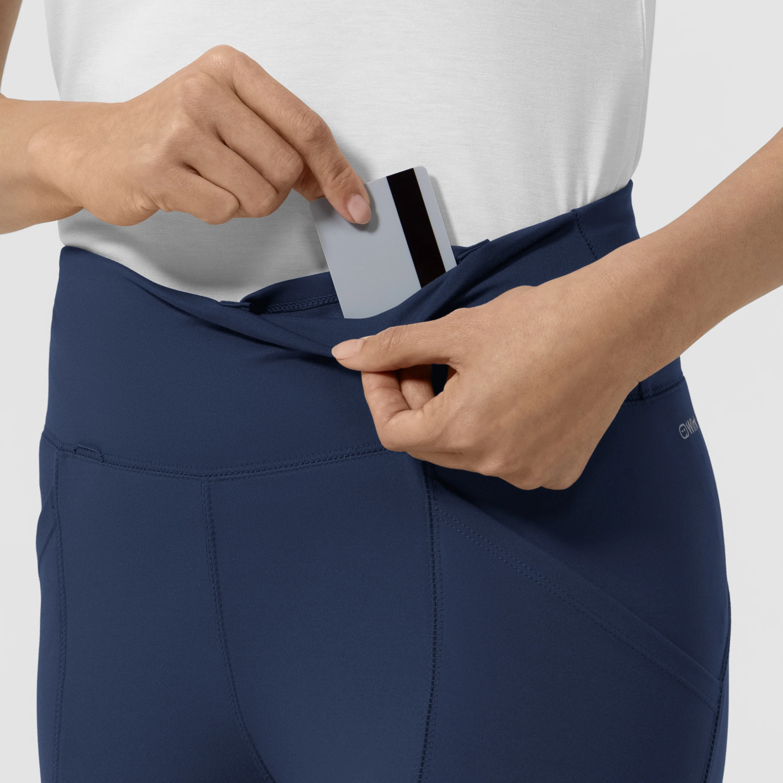 RENEW Knit Women's Straight Leg Yoga Pant - Navy - Image 5