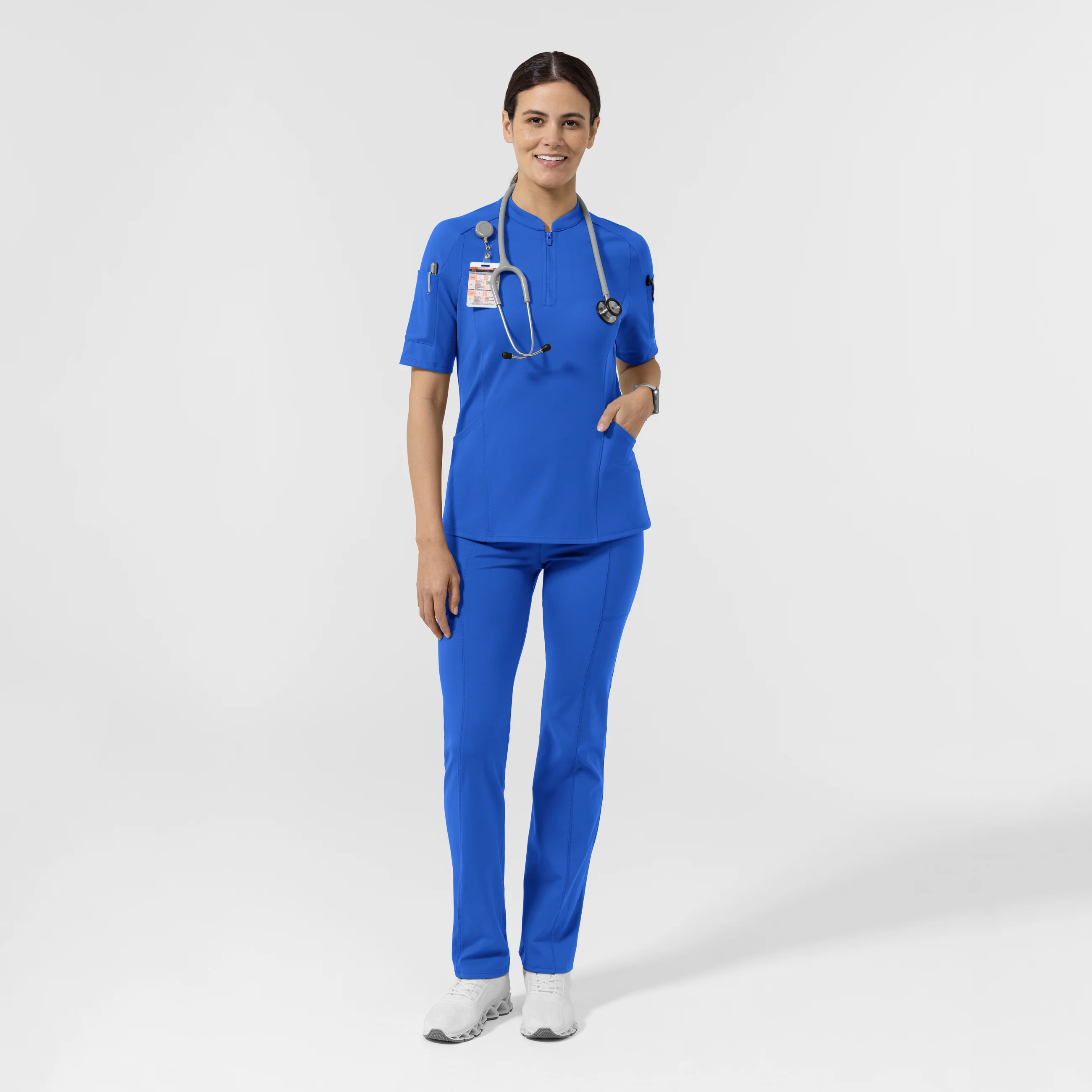 RENEW Knit Women's Straight Leg Yoga Pant - Royal - Image 3