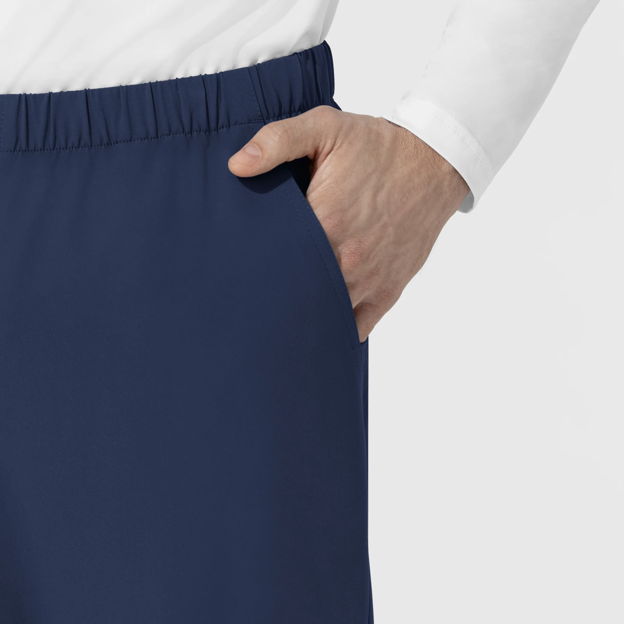 NURTUR Unisex Straight Leg Cargo Scrub Pant - Navy - Image 7