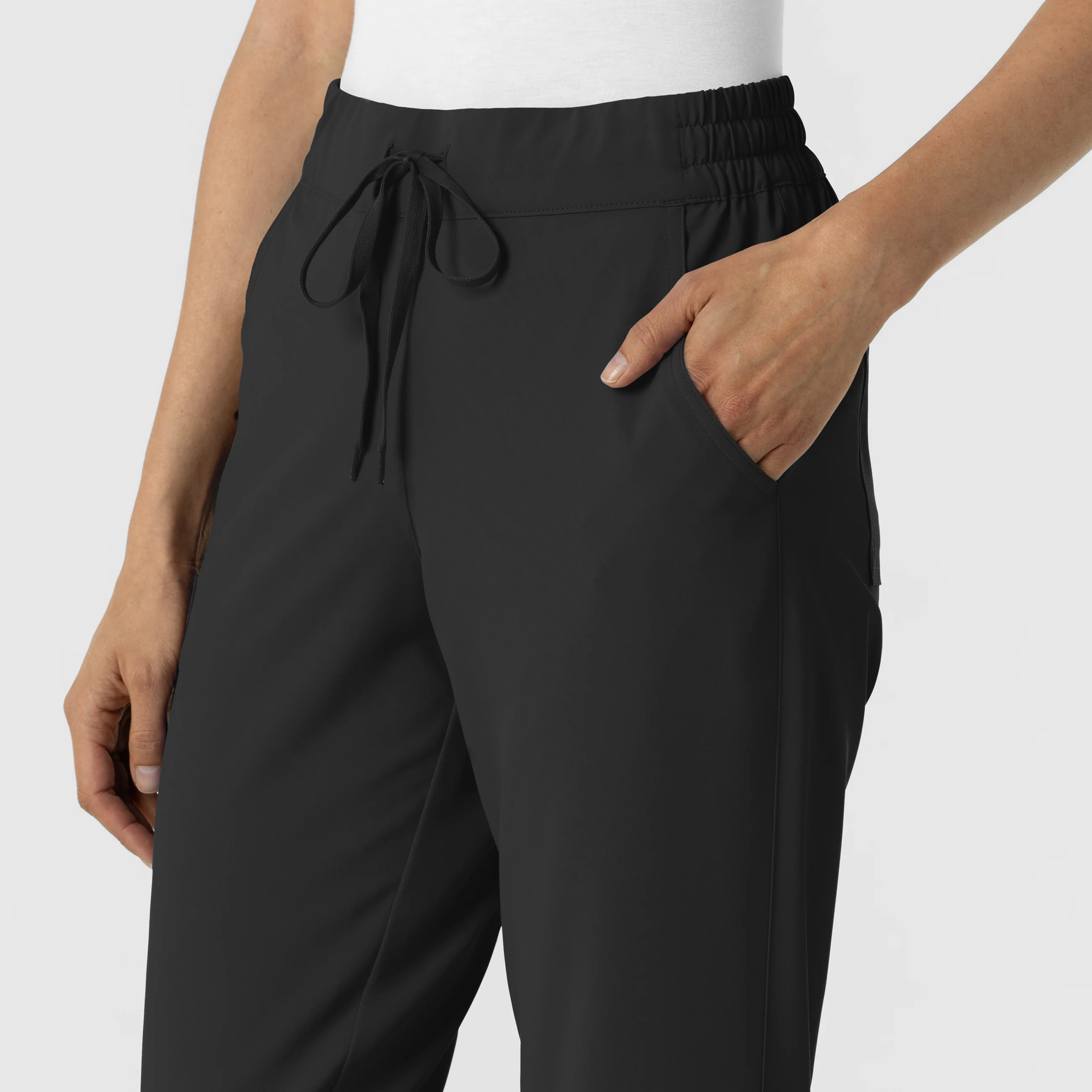 RENEW Women's Jogger Scrub Pant - Black - Image 7