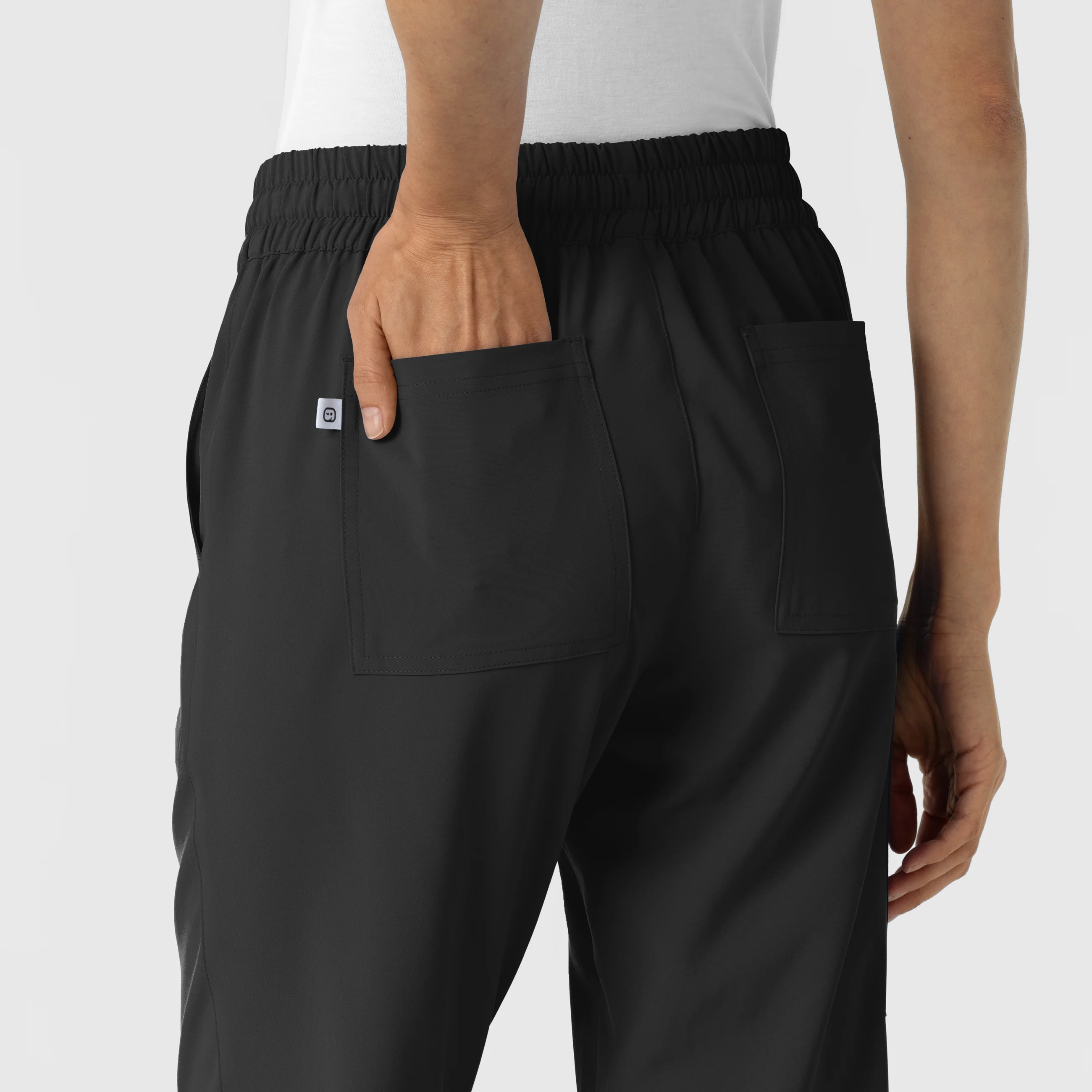 RENEW Women's Jogger Scrub Pant - Black - Image 9