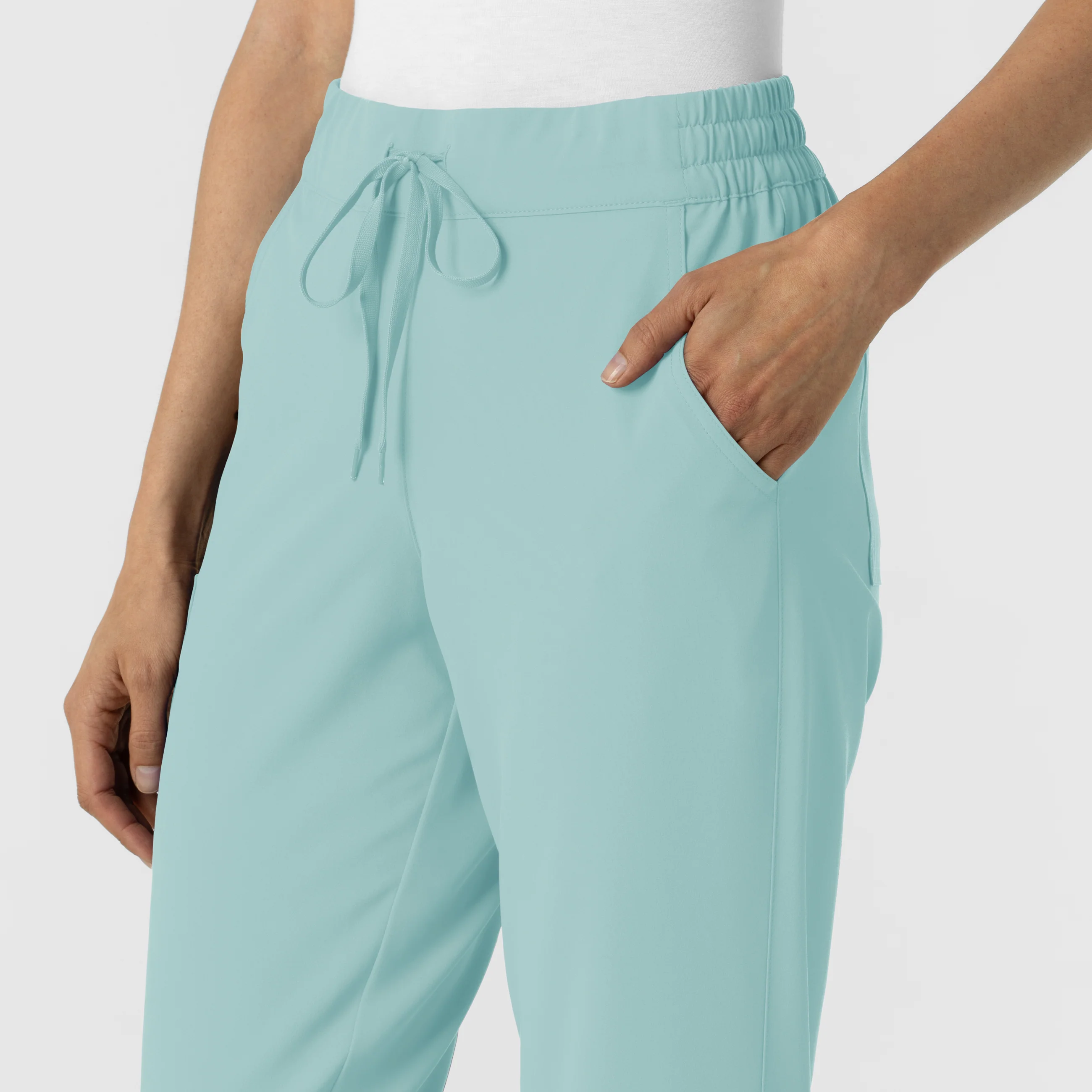 RENEW Women's Jogger Scrub Pant - Coastal Blue - Image 6