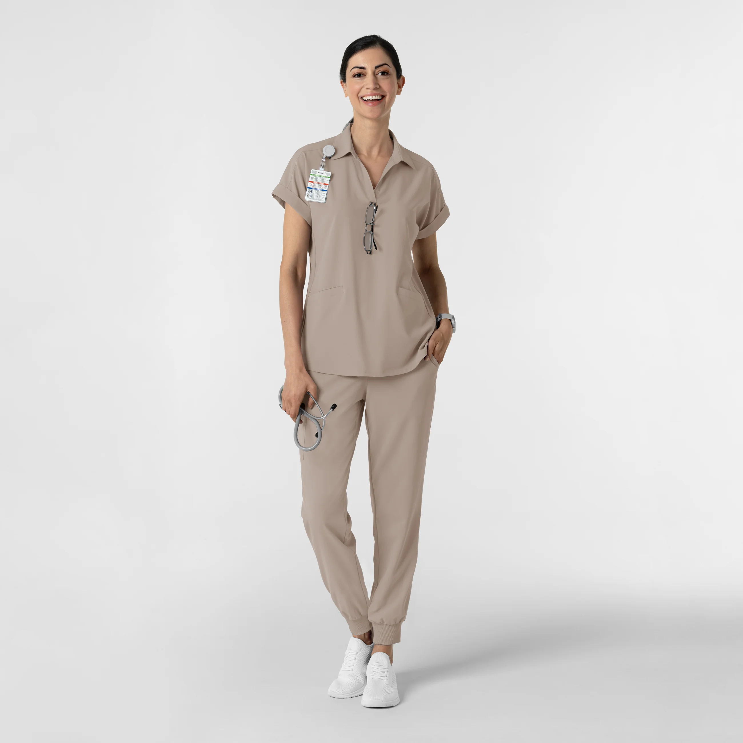 RENEW Women's Jogger Scrub Pant - Haze - Image 3