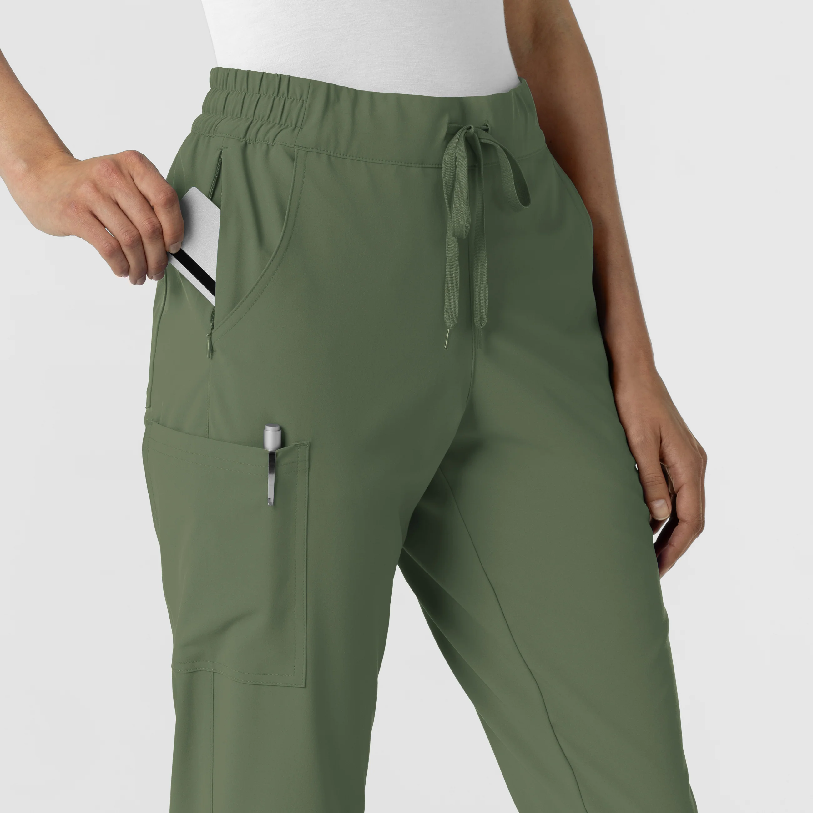 RENEW Women's Jogger Scrub Pant - Olive - Image 6