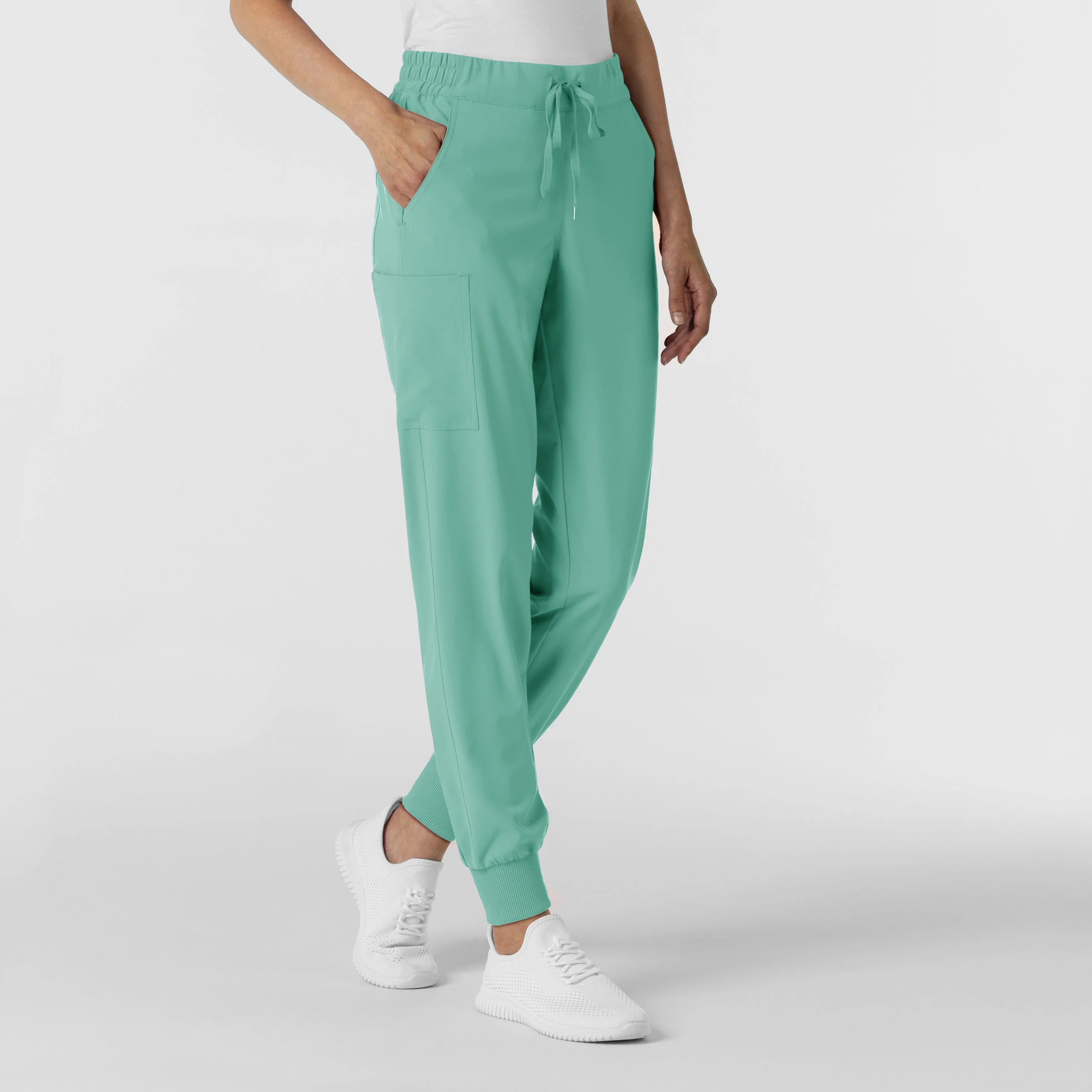 RENEW Women's Jogger Scrub Pant - Turquoise - Image 4