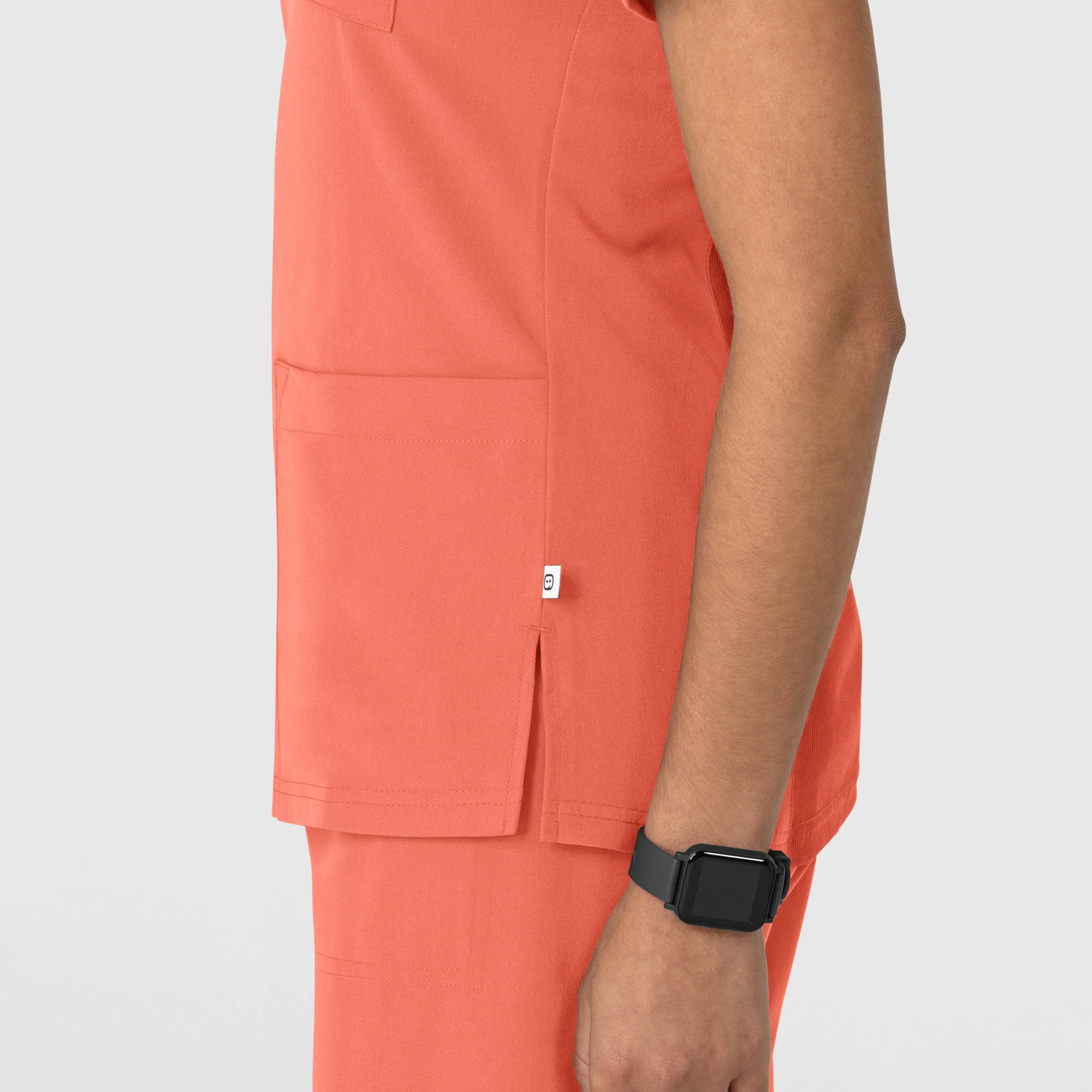 Nova Women's Flex-n-Reach V-Neck Scrub Top - Sugar Coral - Image 8