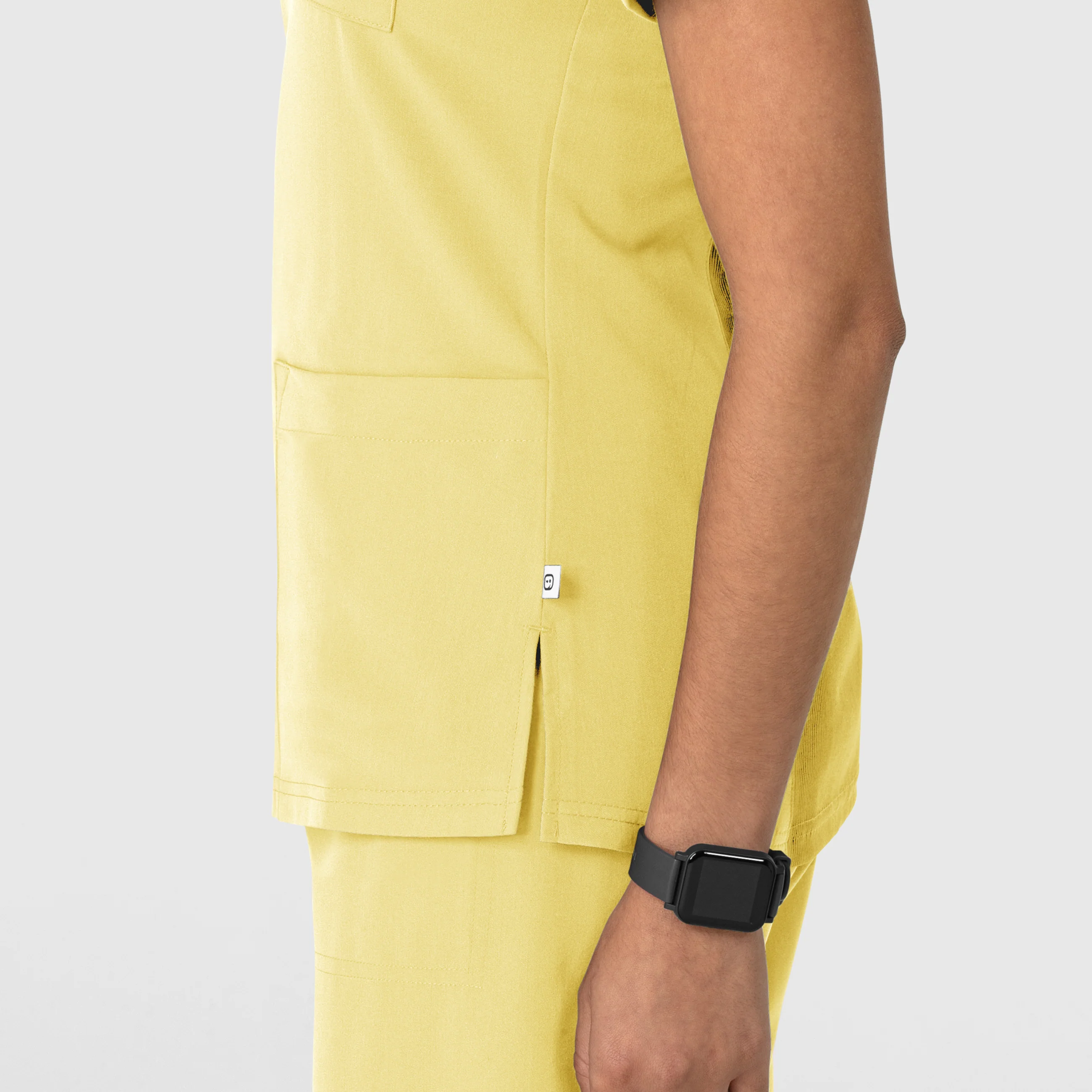 Nova Women's Flex-n-Reach V-Neck Scrub Top - Sunshine Yellow - Image 8