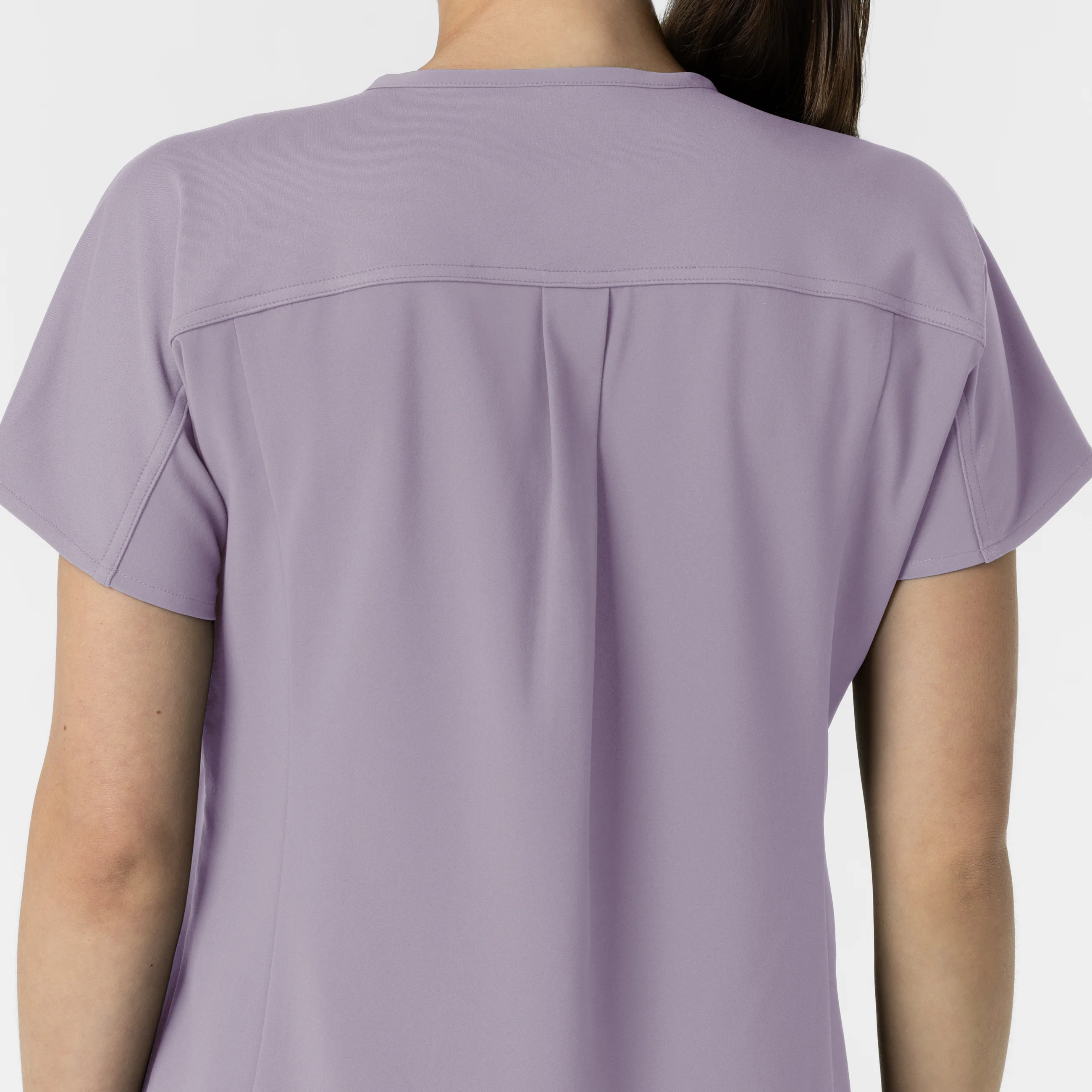 RENEW Women's V-Neck Tunic Scrub Top - Wisteria - Image 9