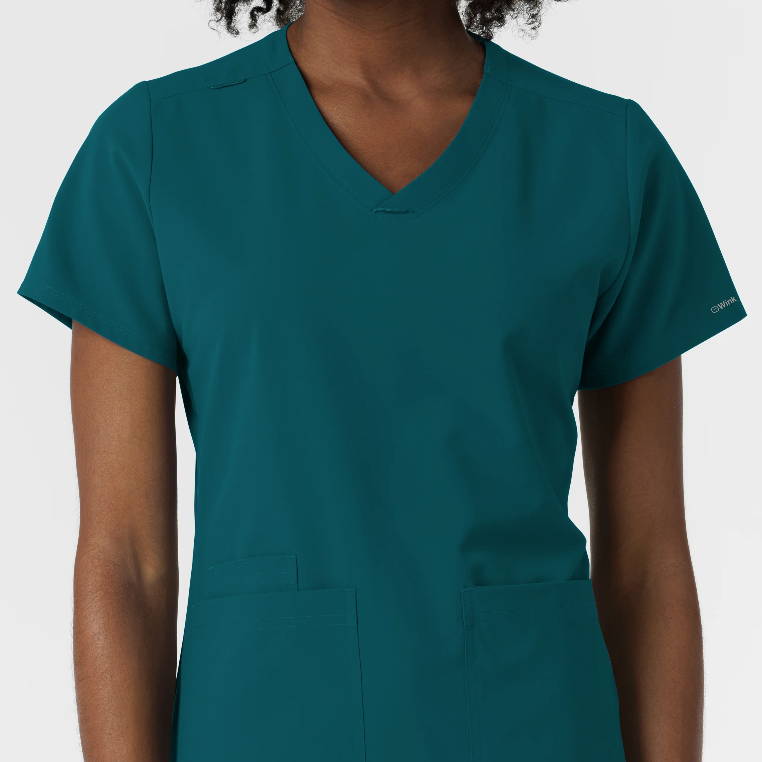 NURTUR Women's V-Neck Scrub Top - Caribbean - Image 7