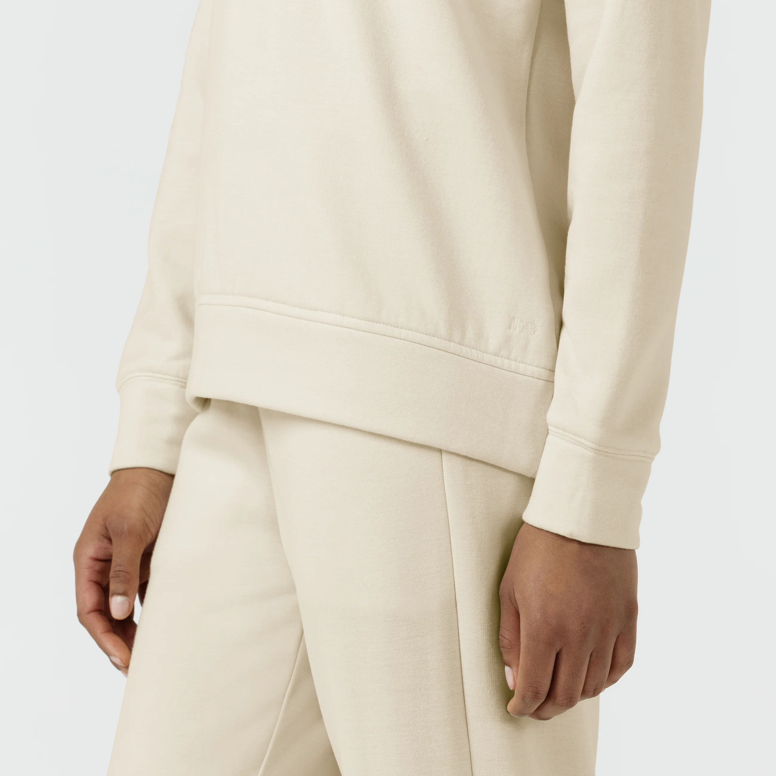 Unwind & Lounge Women's Fleece Pullover Polo - Birch - Image 7