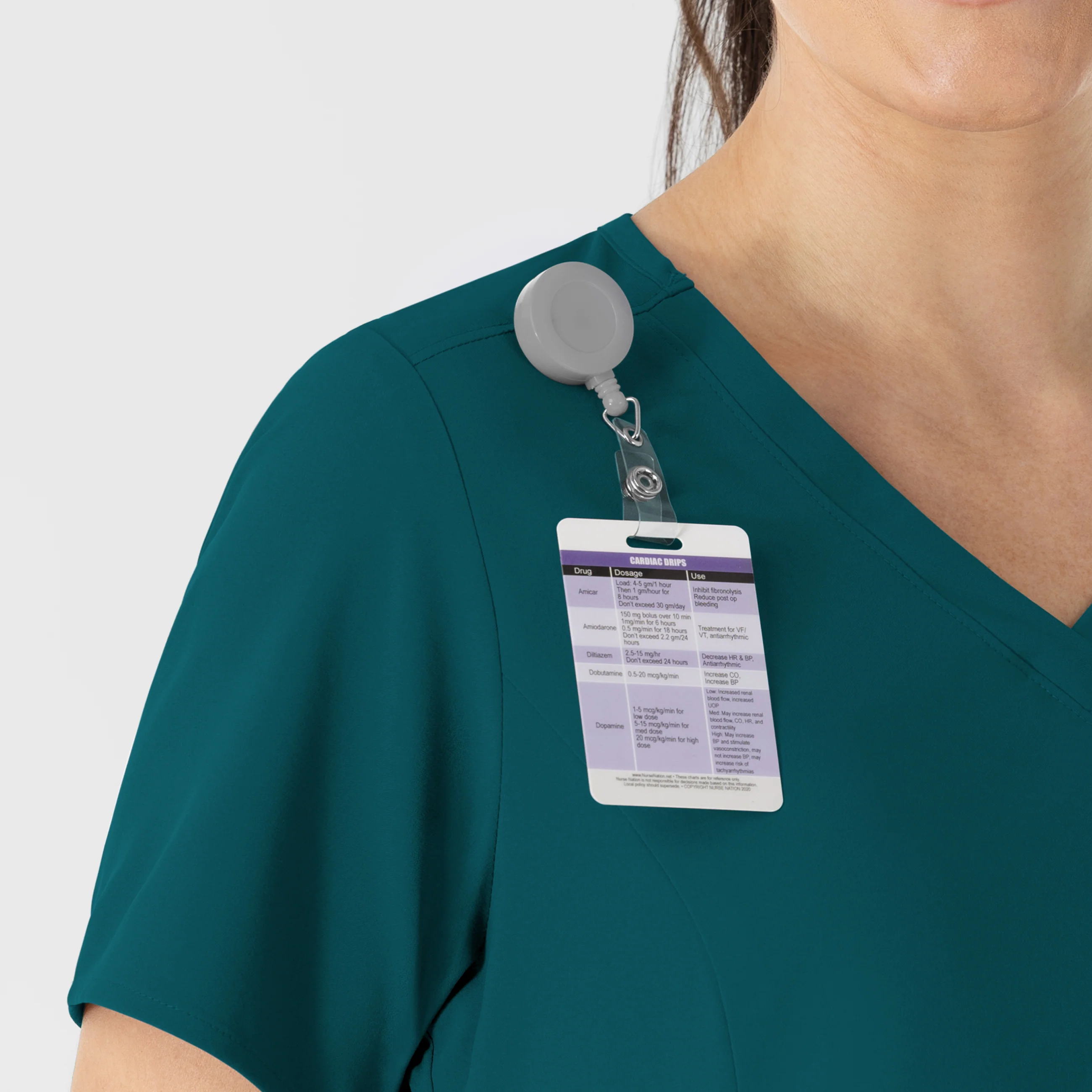 RENEW Women's V-Neck Scrub Top - Caribbean - Image 9