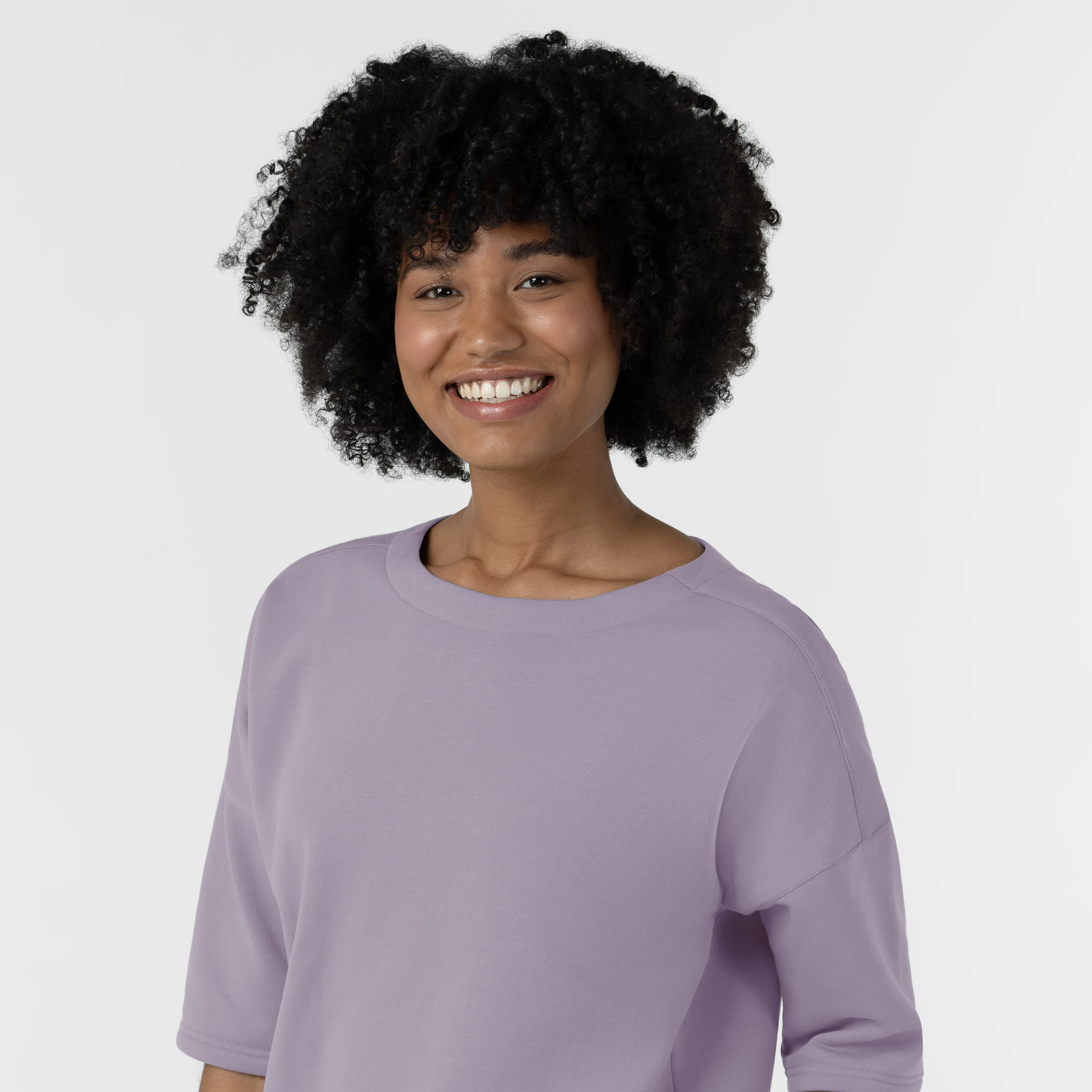 Unwind & Lounge Women's Fleece Relaxed Pullover - Wisteria - Image 7