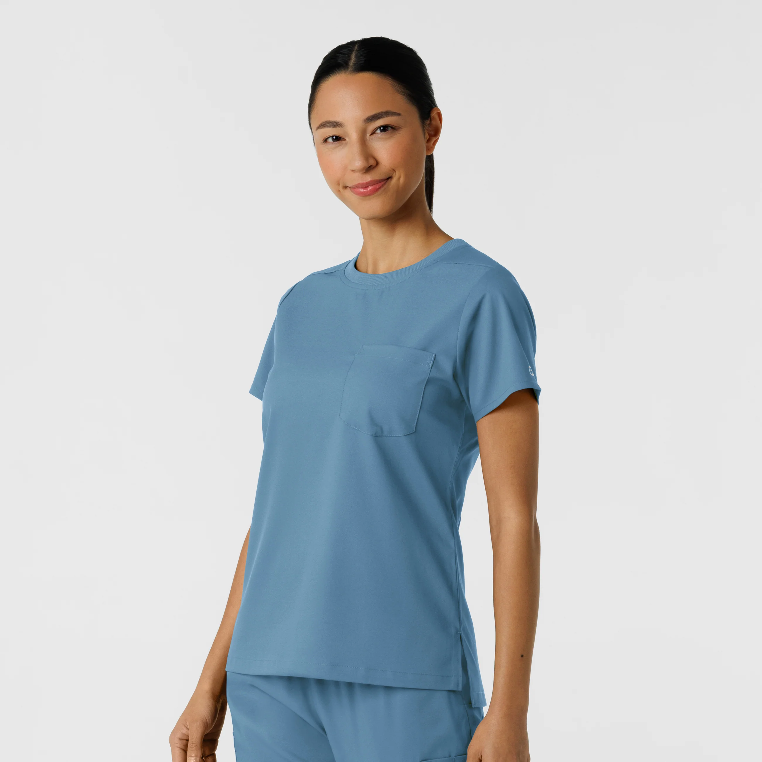Boundless Women's Classic Scrub Tee - Pacific Blue - Image 5