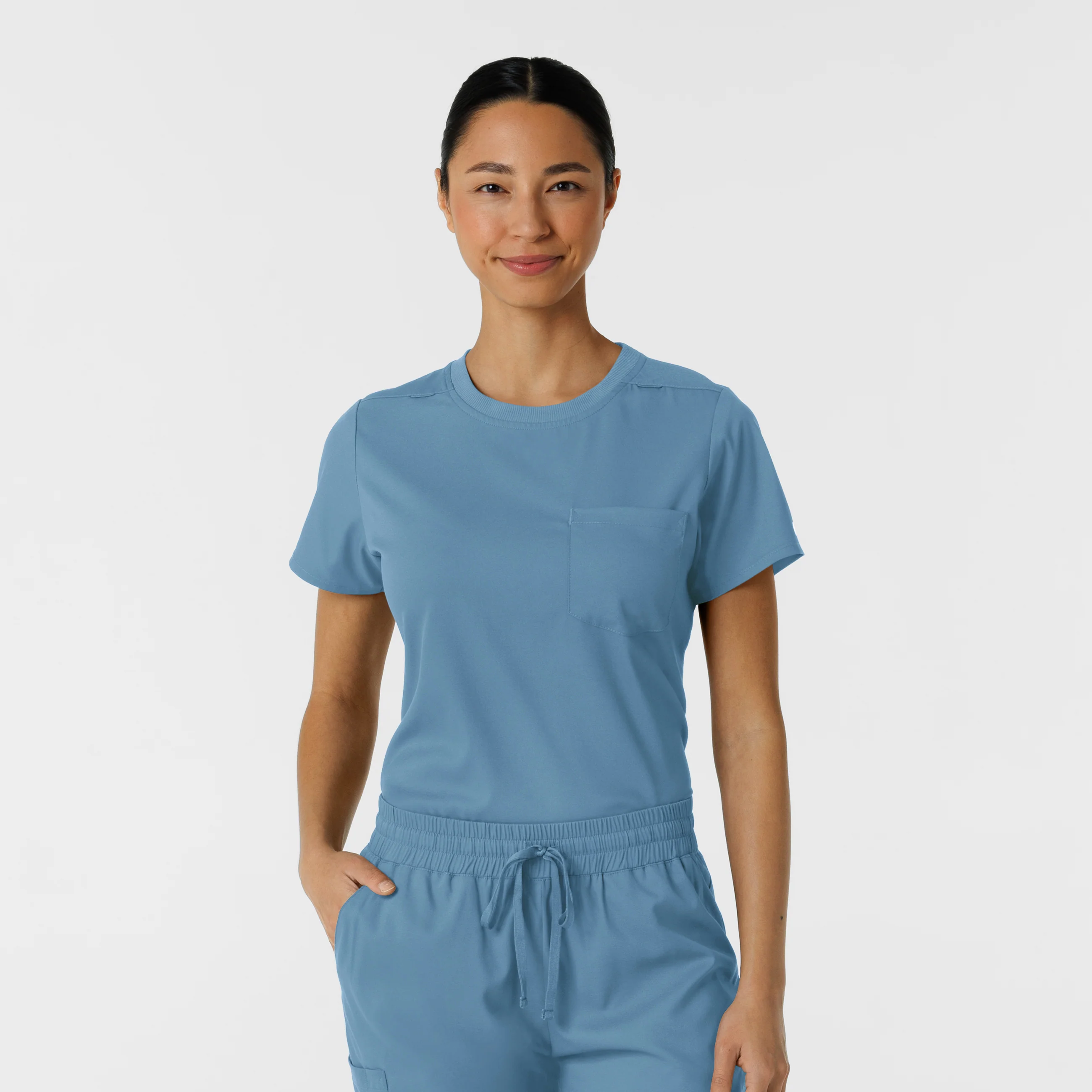 Boundless Women's Classic Scrub Tee - Pacific Blue - Image 6
