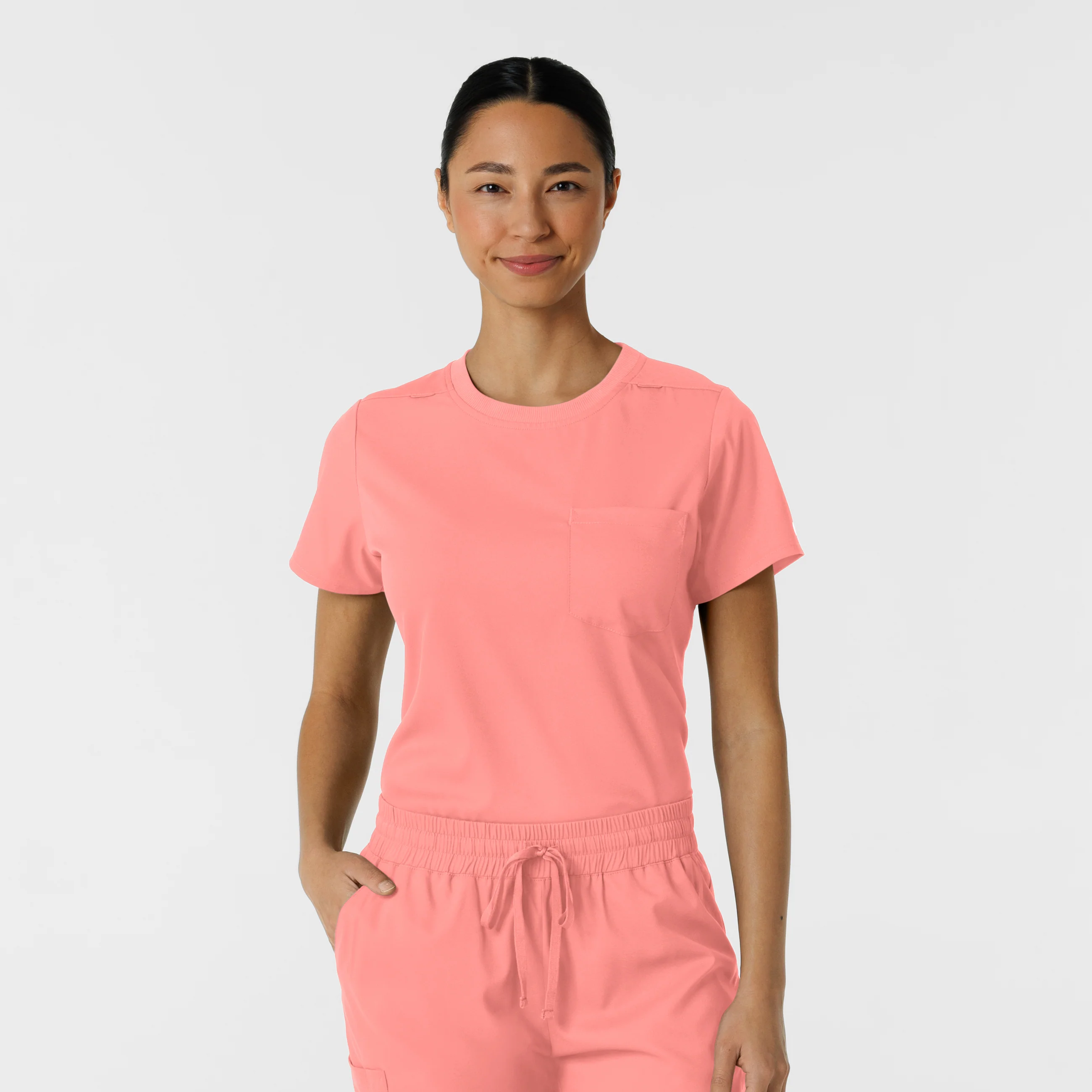 Boundless Women's Classic Scrub Tee - Paradise Pink - Image 5