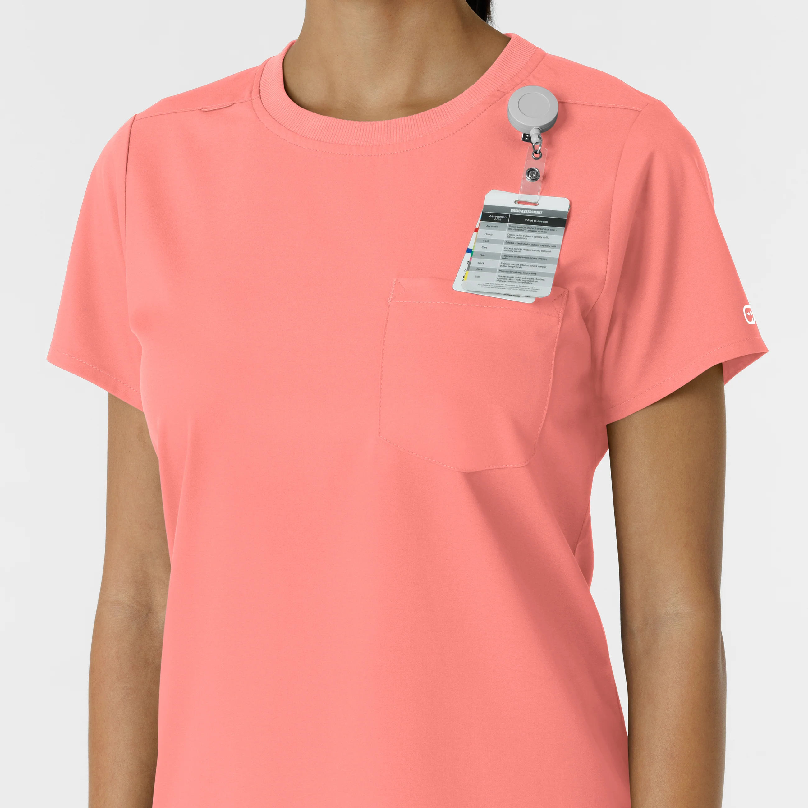 Boundless Women's Classic Scrub Tee - Paradise Pink - Image 8