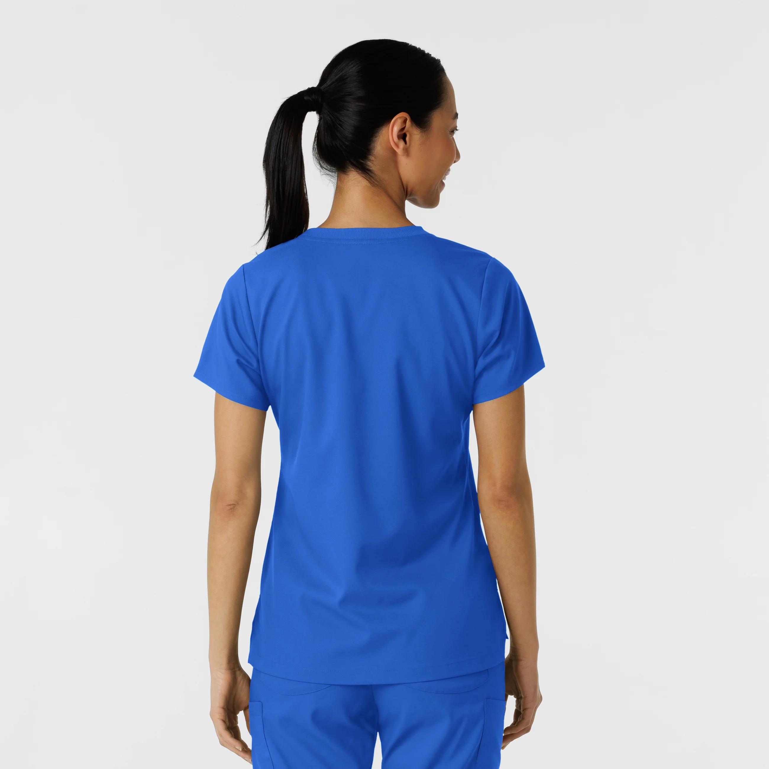 Boundless Women's Classic Scrub Tee - Royal - Image 3