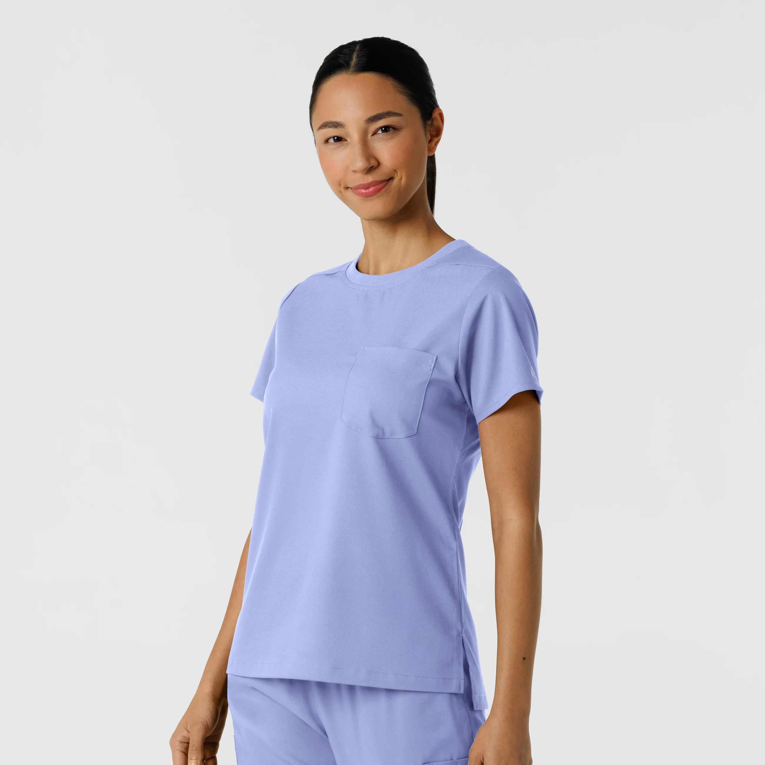 Boundless Women's Classic Scrub Tee - Ceil Blue - Image 4