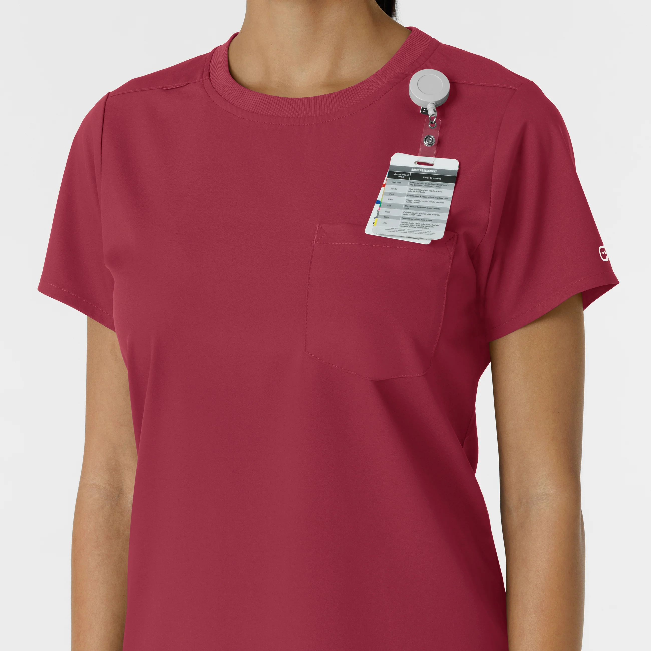 Boundless Women's Classic Scrub Tee - Ruby - Image 8