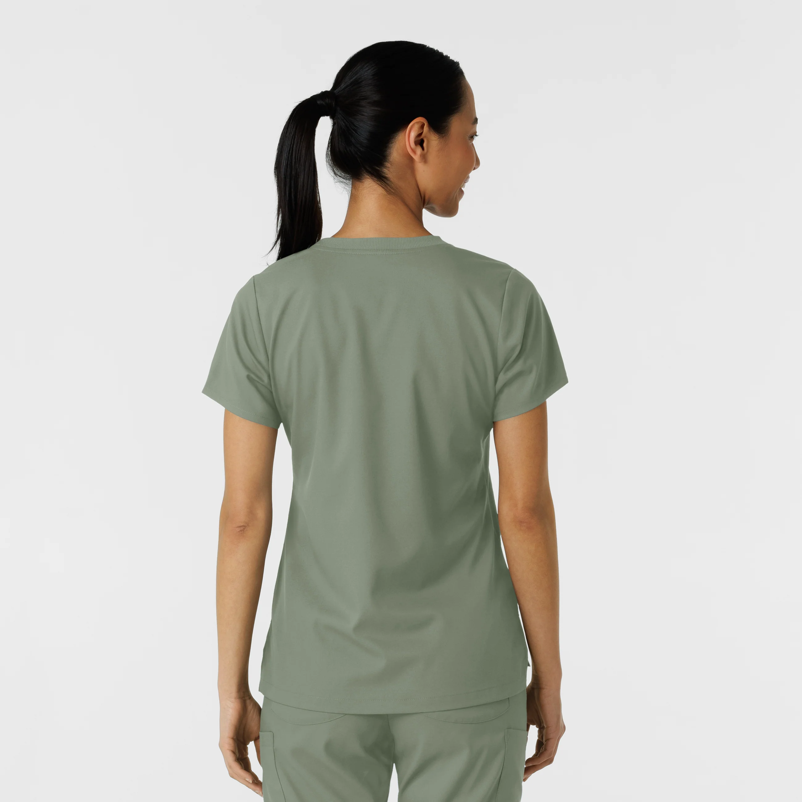 Boundless Women's Classic Scrub Tee - Sage - Image 2