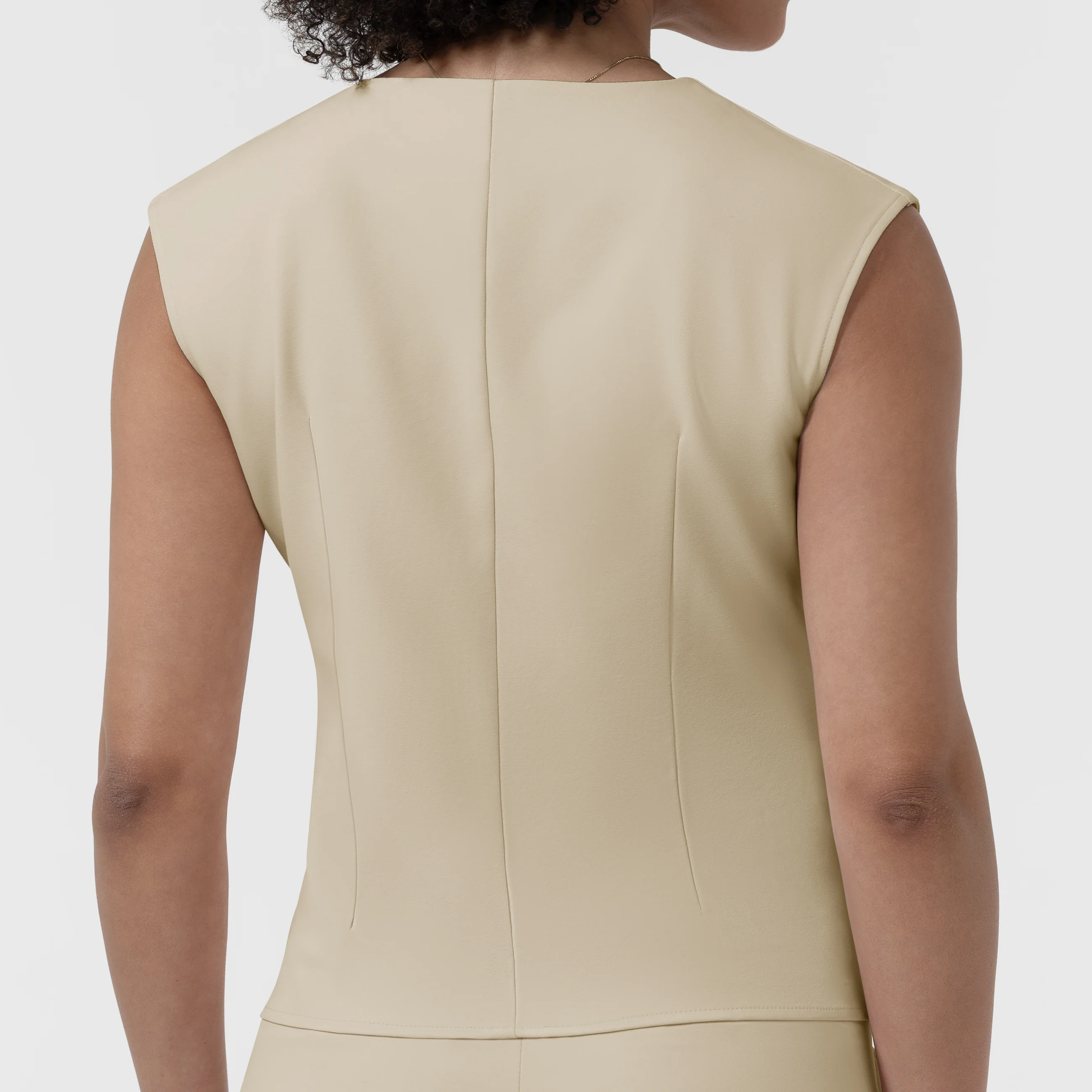 BLK Edit Women’s Ruched Blouse - Coconut Milk - Image 9