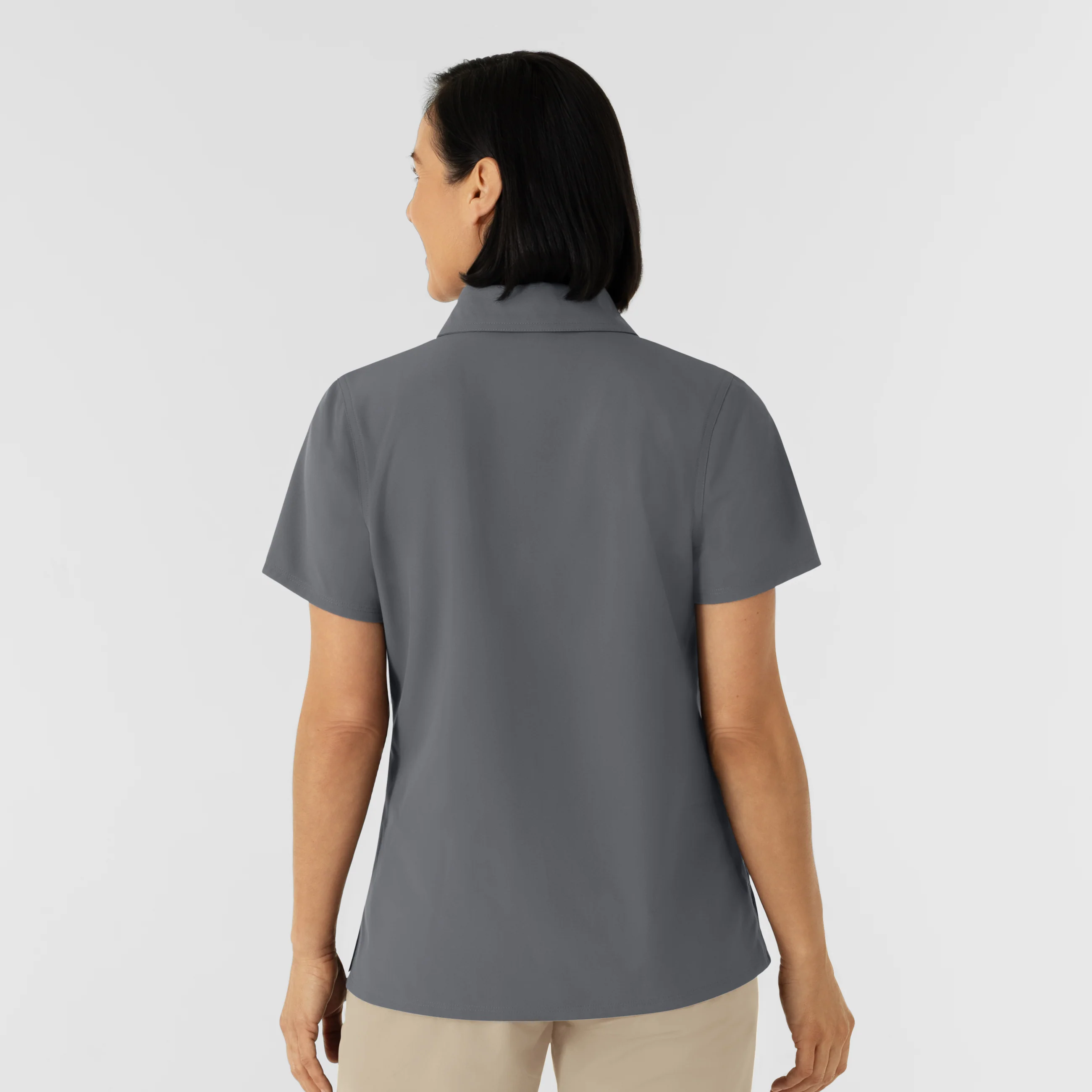 NURTUR Women's Polo - Pewter - Image 2