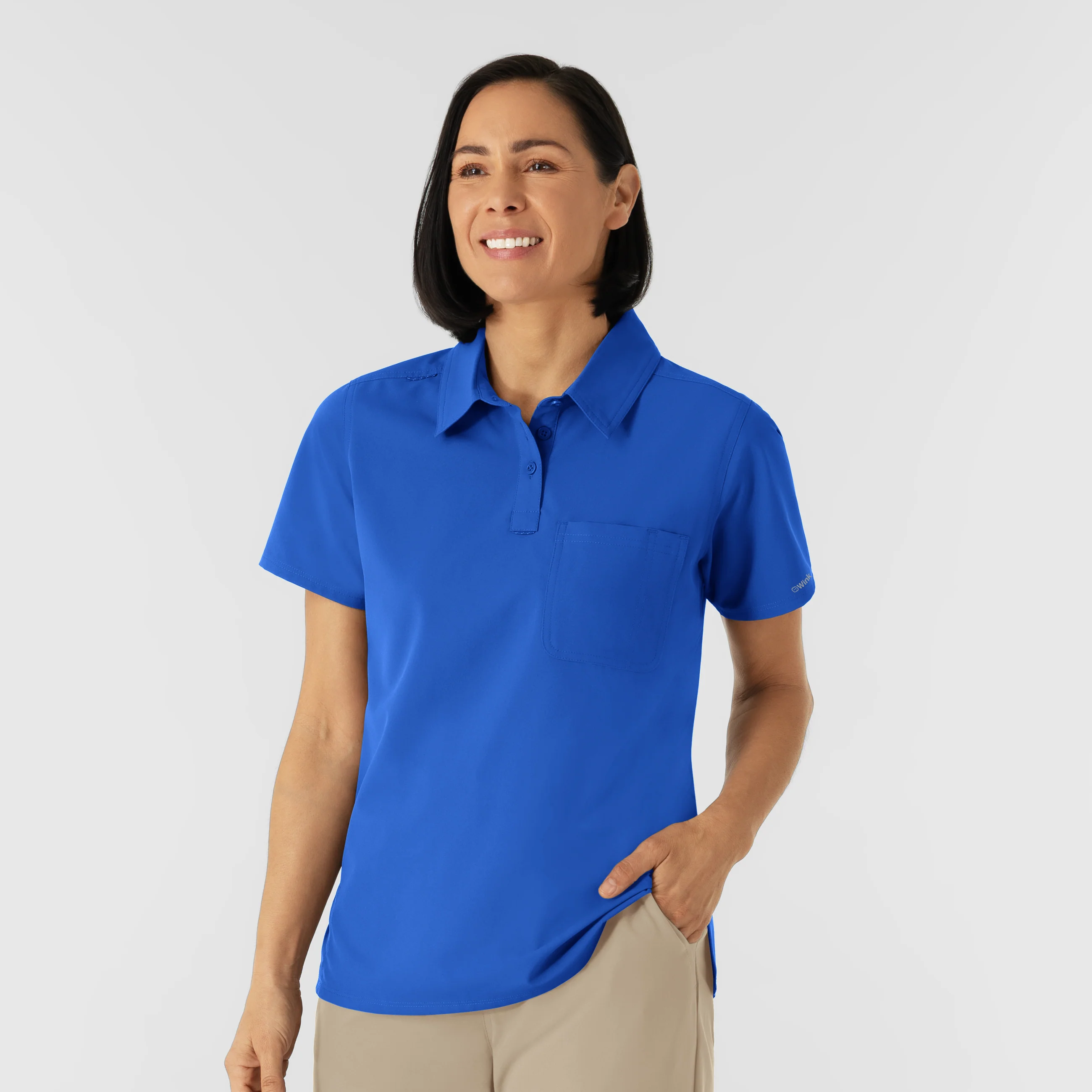 NURTUR Women's Polo - Royal - Image 4