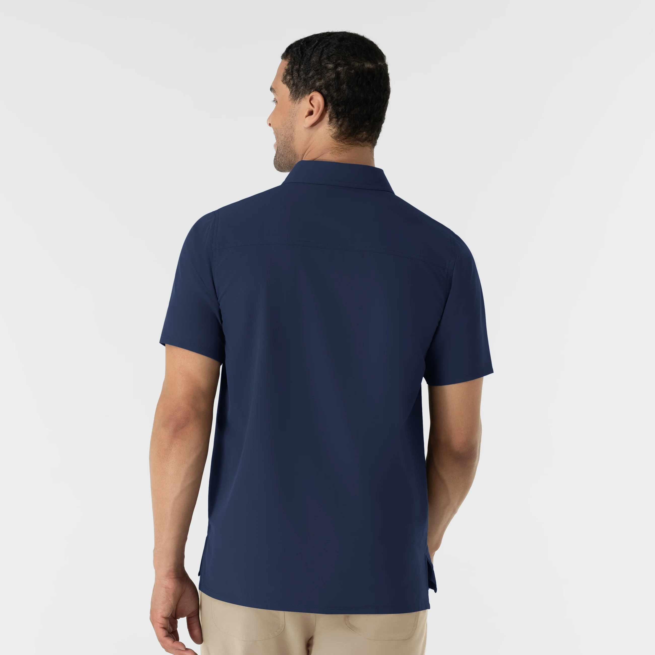 NURTUR Men's Polo - Navy - Image 2