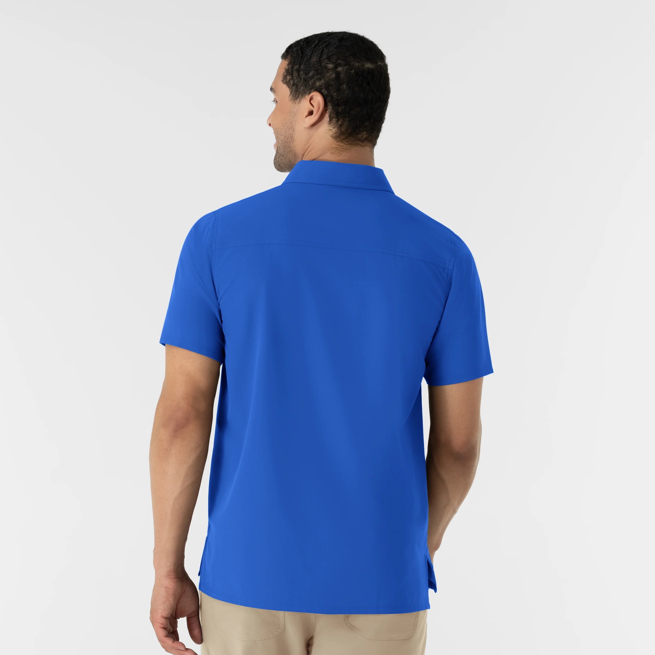 NURTUR Men's Polo - Royal - Image 2