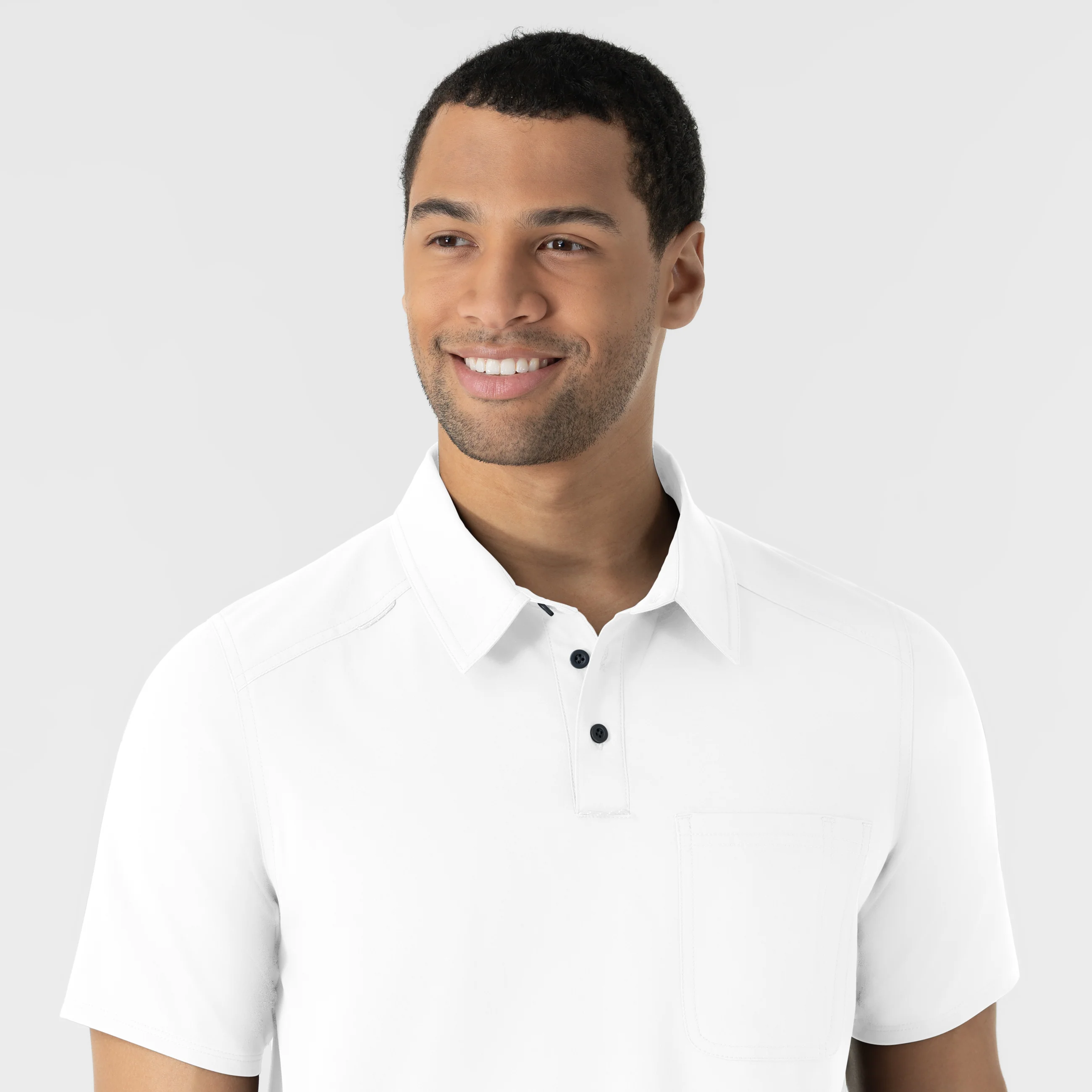 NURTUR Men's Polo - White - Image 7