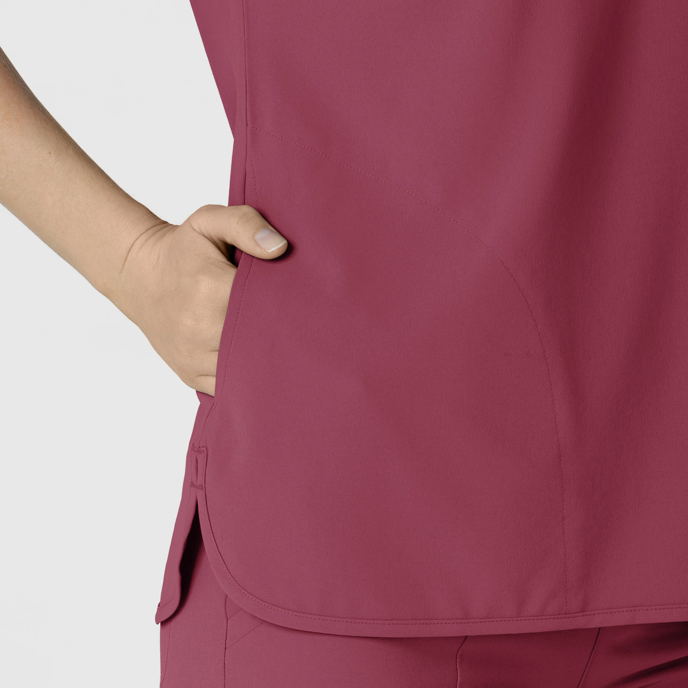 RENEW Women's Dolman Scrub Top - Carnation - Image 6