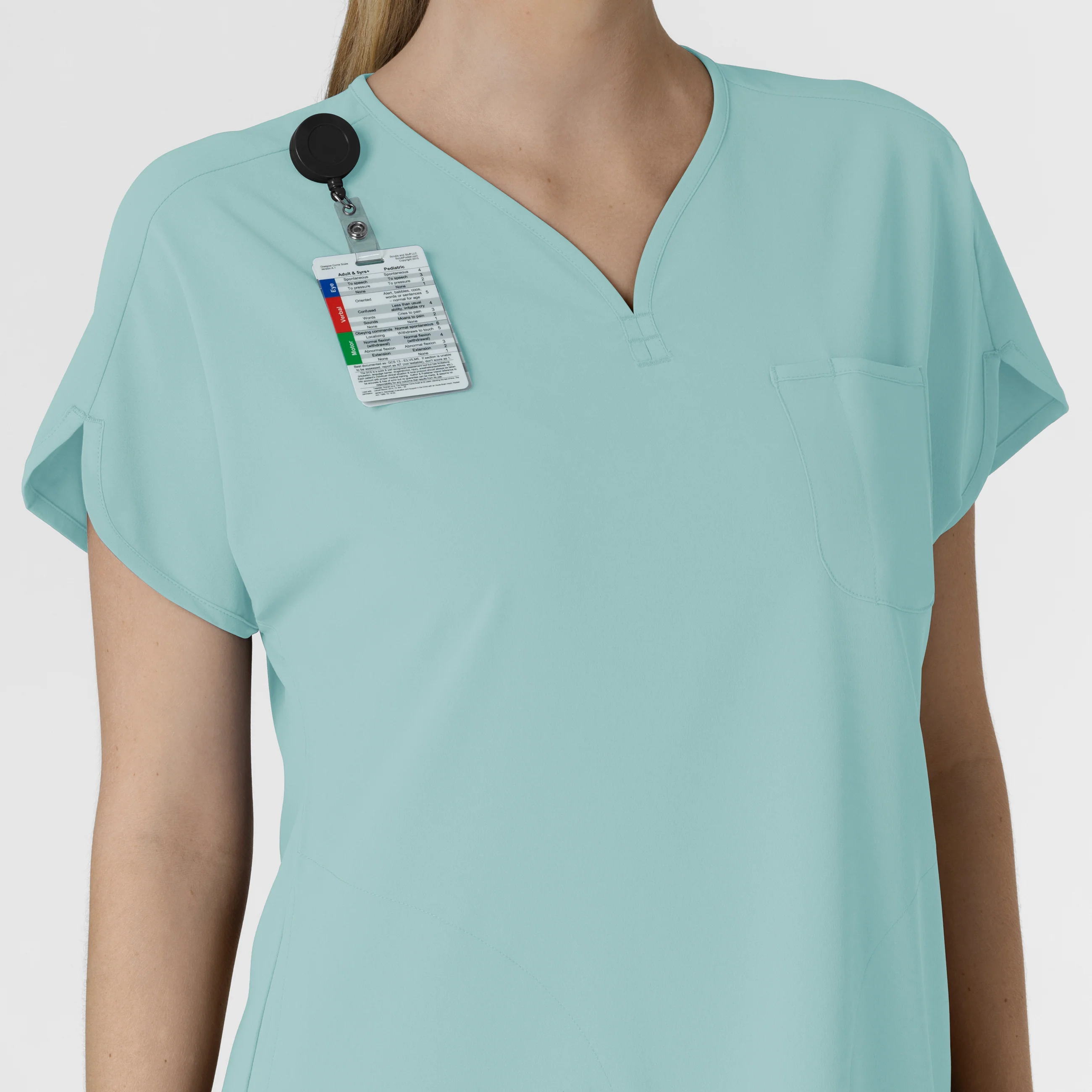 RENEW Women's Dolman Scrub Top - Coastal Blue - Image 7